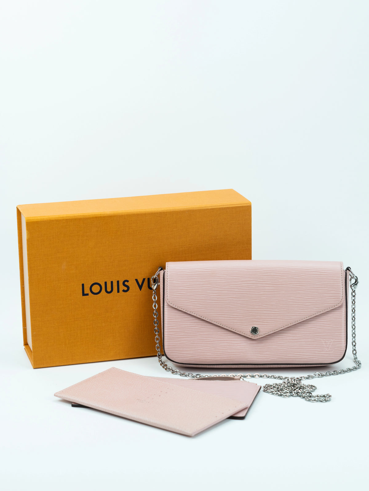 Louis Vuitton Félicie in pelle epi rosa