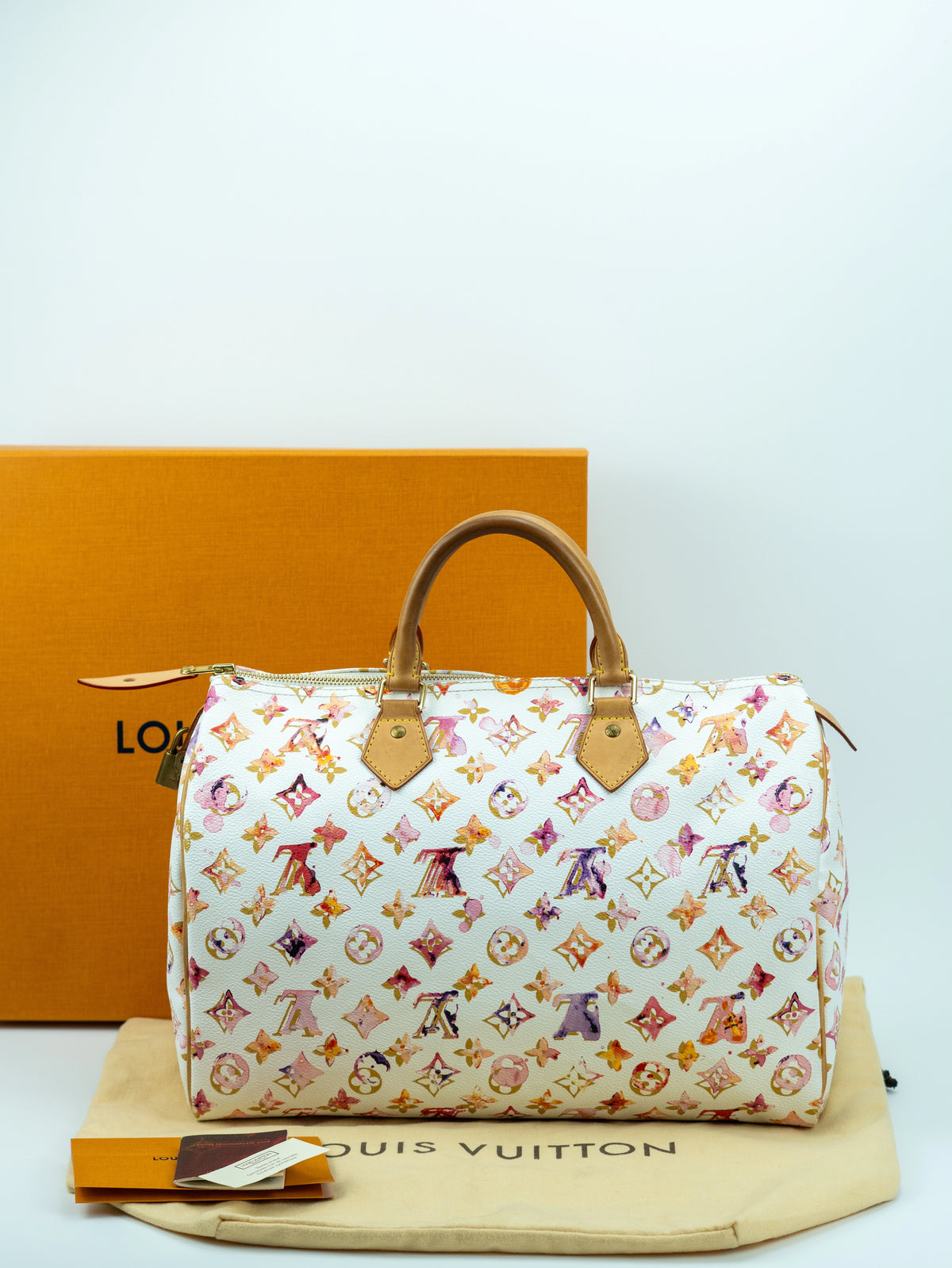 Louis Vuitton Speedy 35 aquarelle limited edition