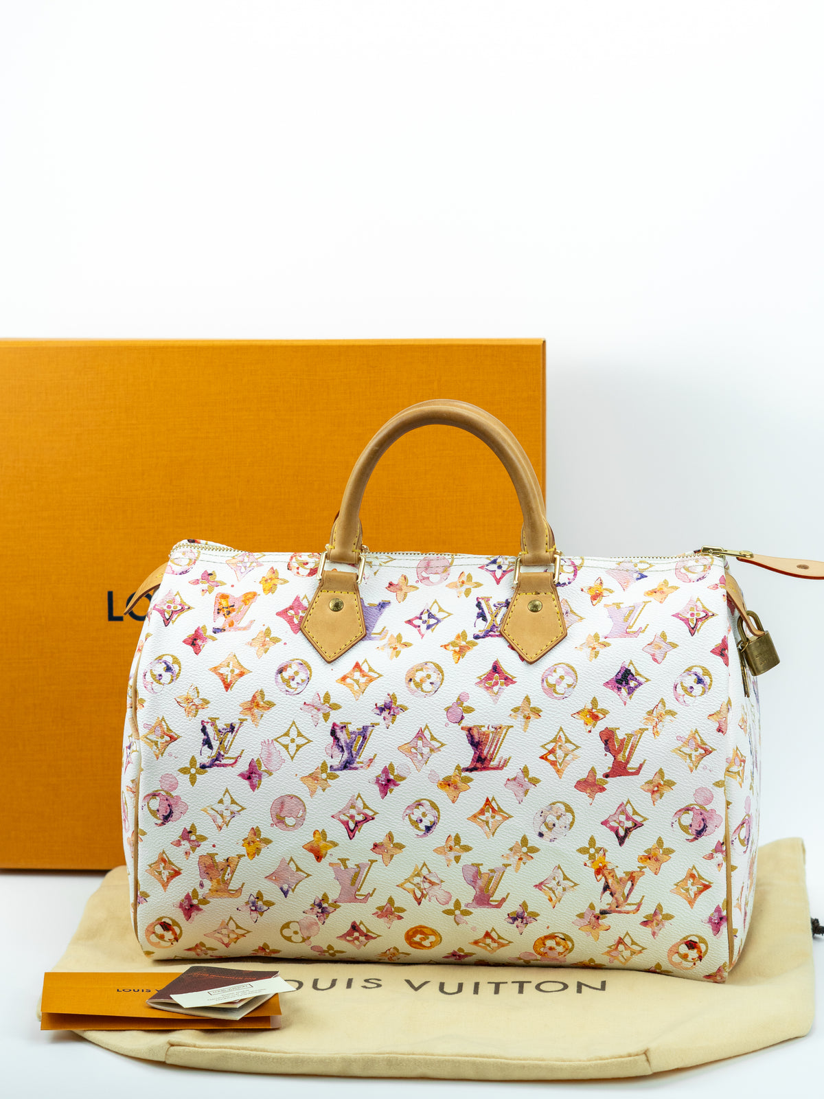 Louis Vuitton Speedy 35 aquarelle limited edition