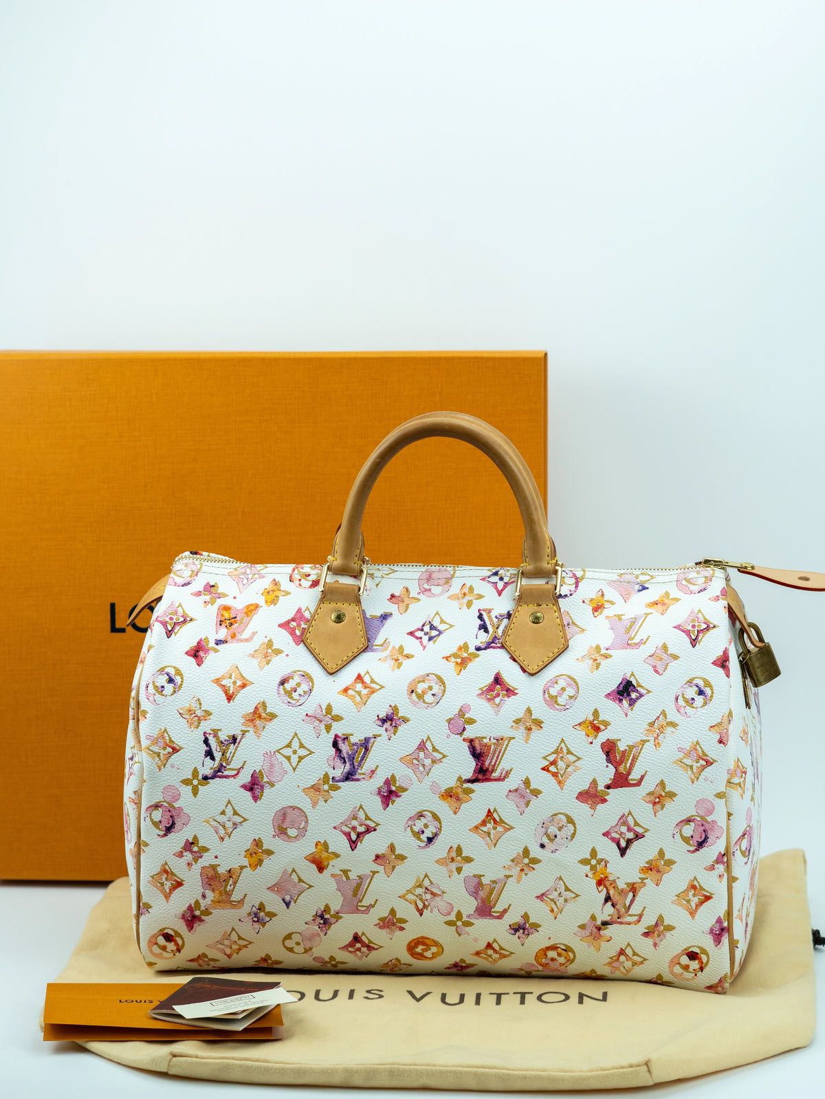 Louis Vuitton Speedy 35 aquarelle limited edition