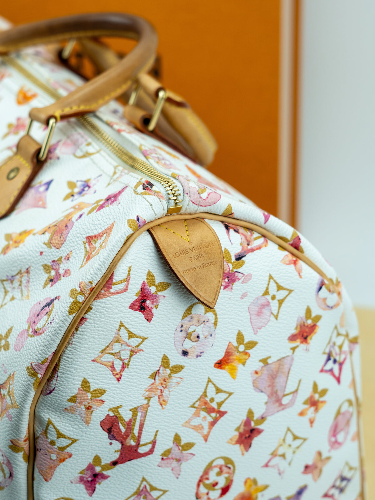 Louis Vuitton Speedy 35 aquarelle limited edition