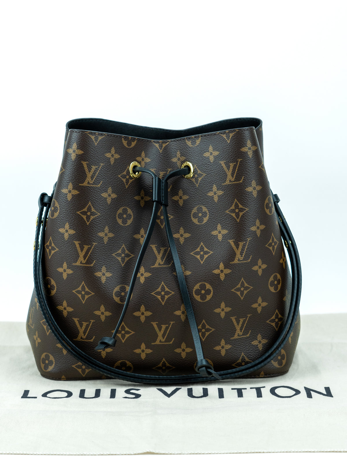 Louis Vuitton NéoNoé MM monogram e pelle nera