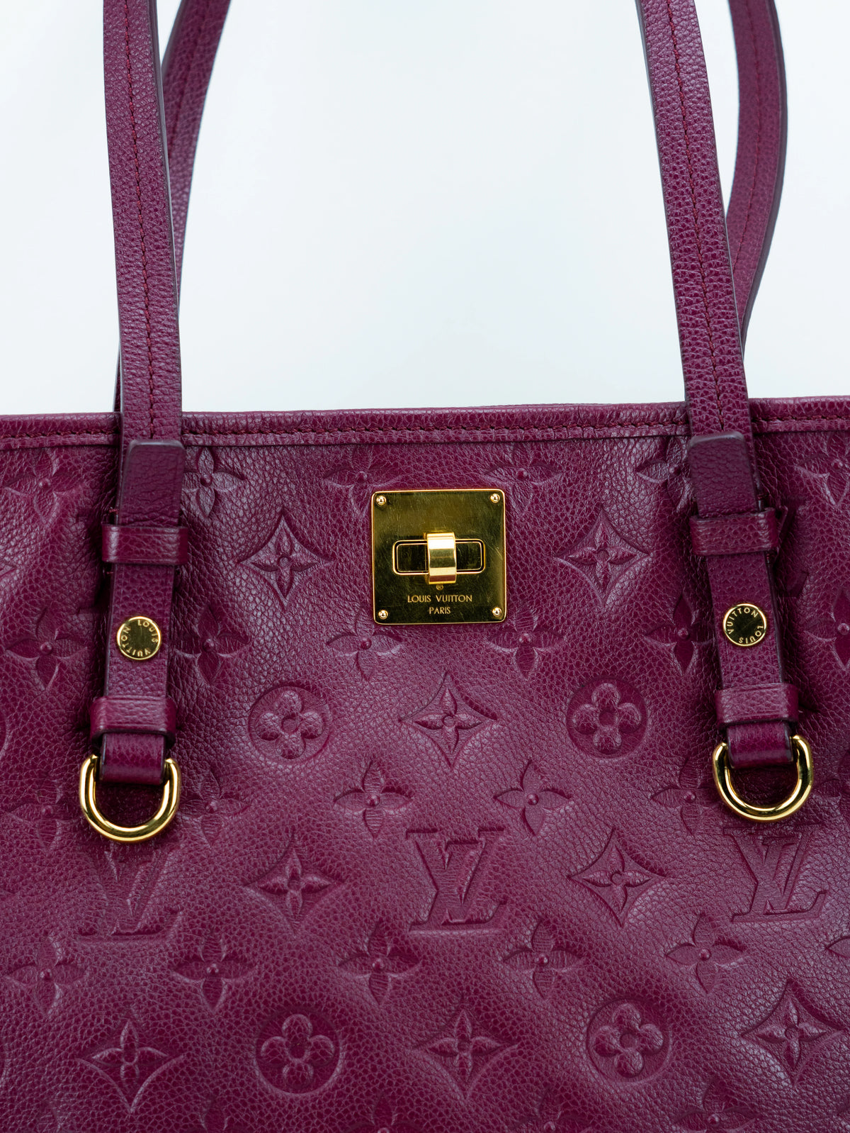Louis Vuitton Citadine pelle bordeaux
