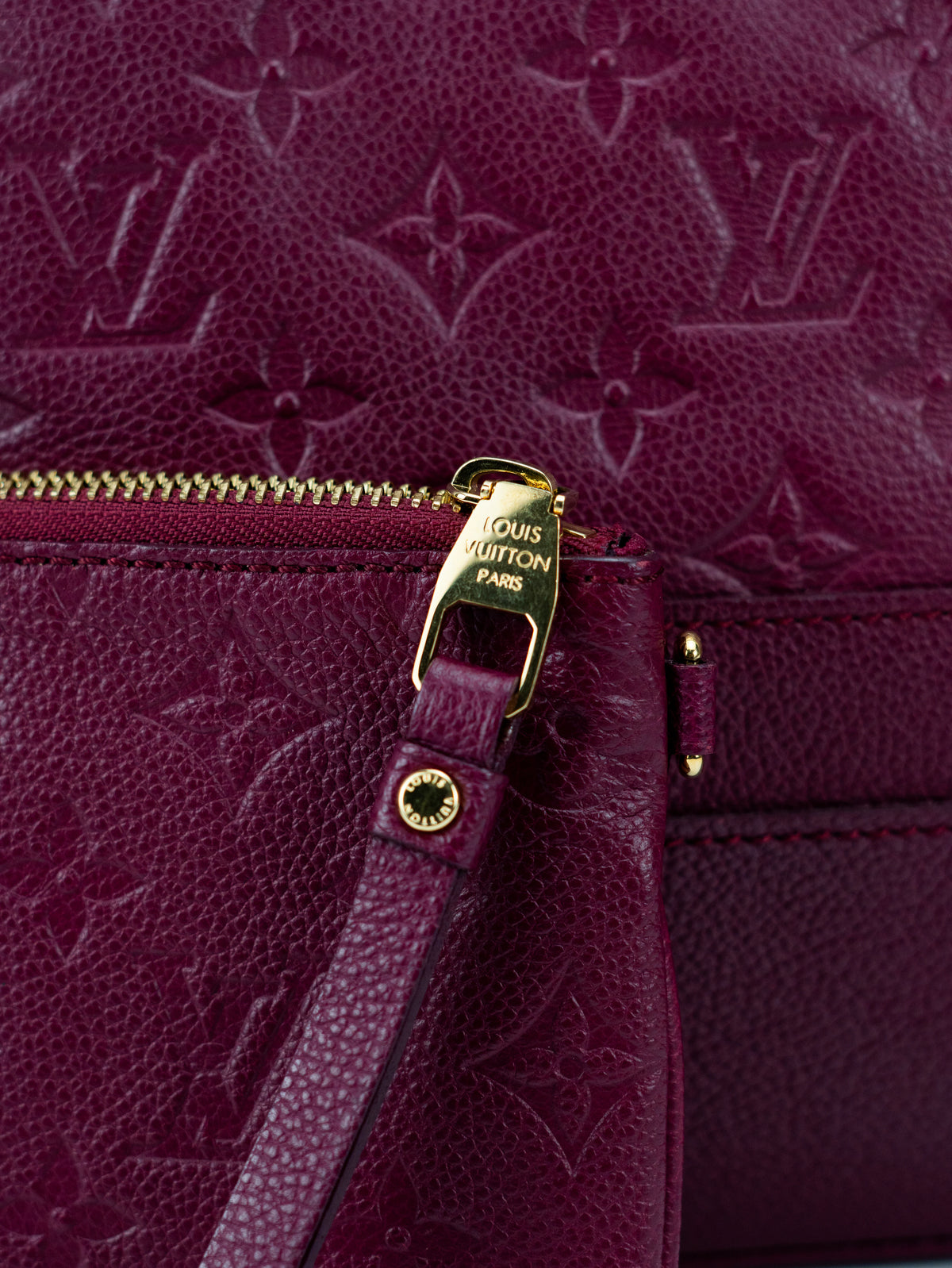 Louis Vuitton Citadine pelle bordeaux