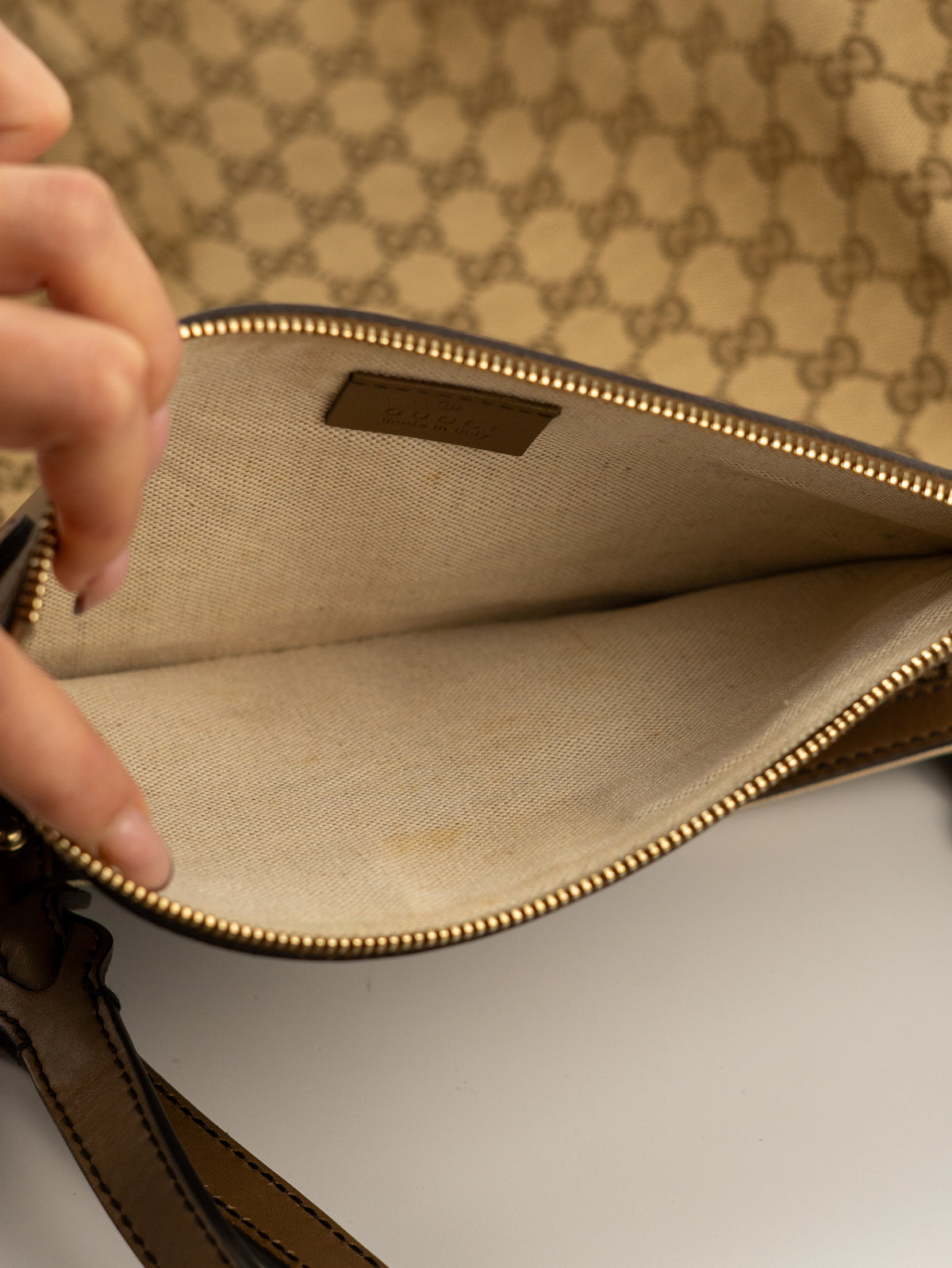 Gucci tote bag con pochette