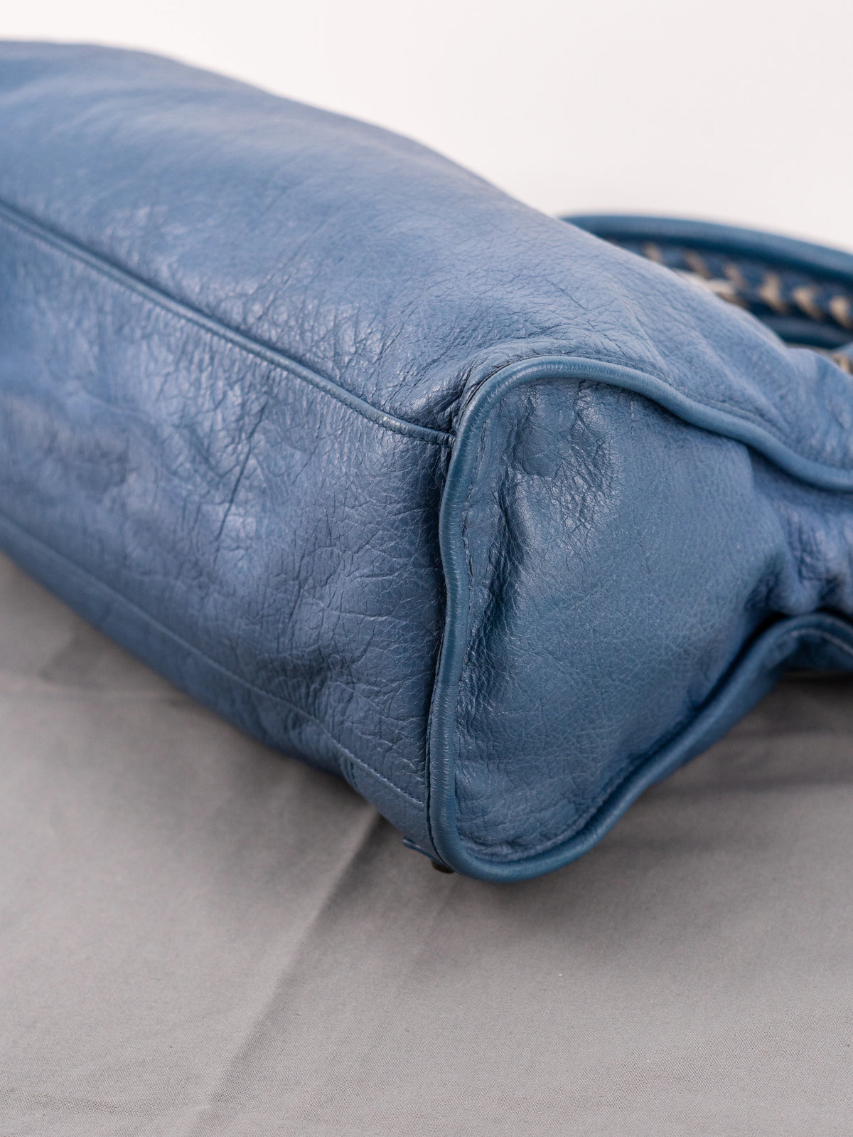 Balenciaga City media blu