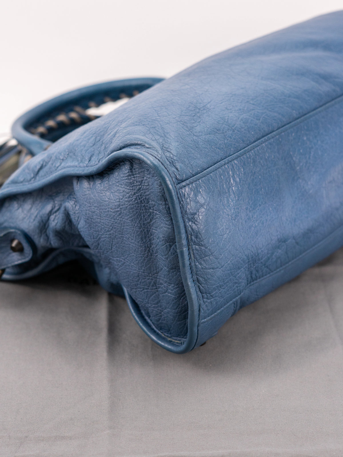 Balenciaga City media blu