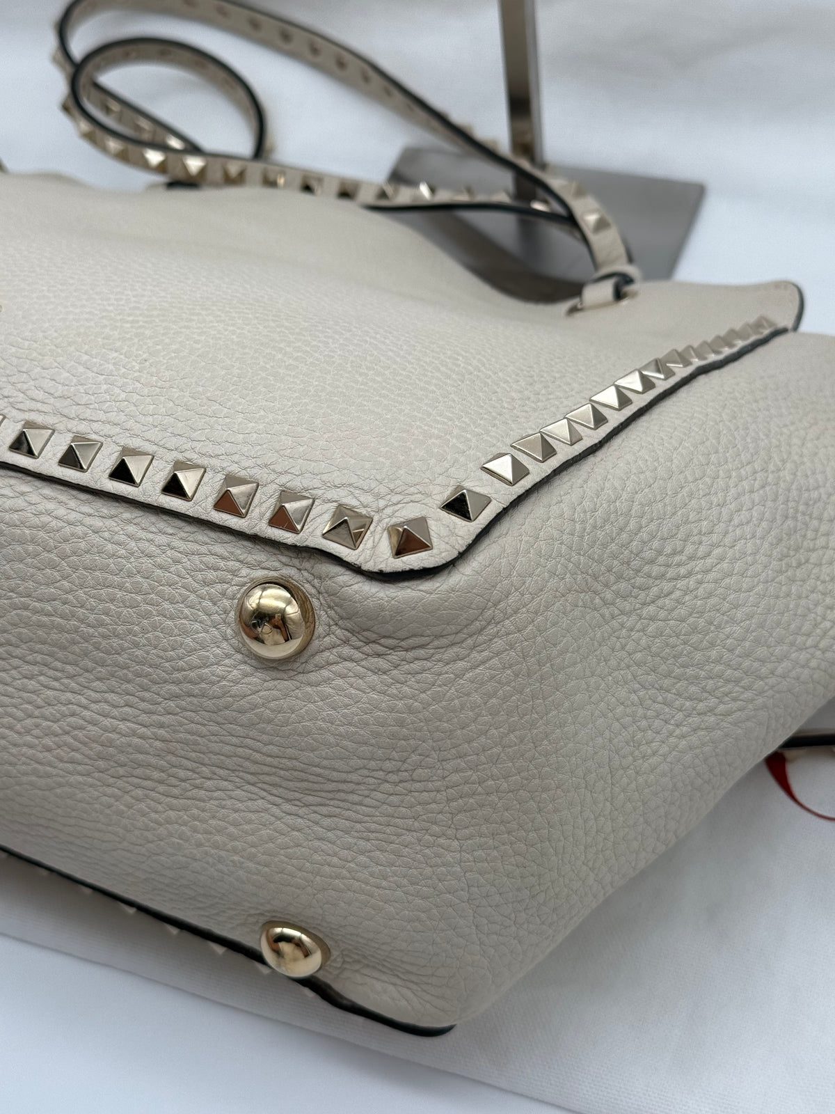 Valentino tote Rockstud bianca - foto 12