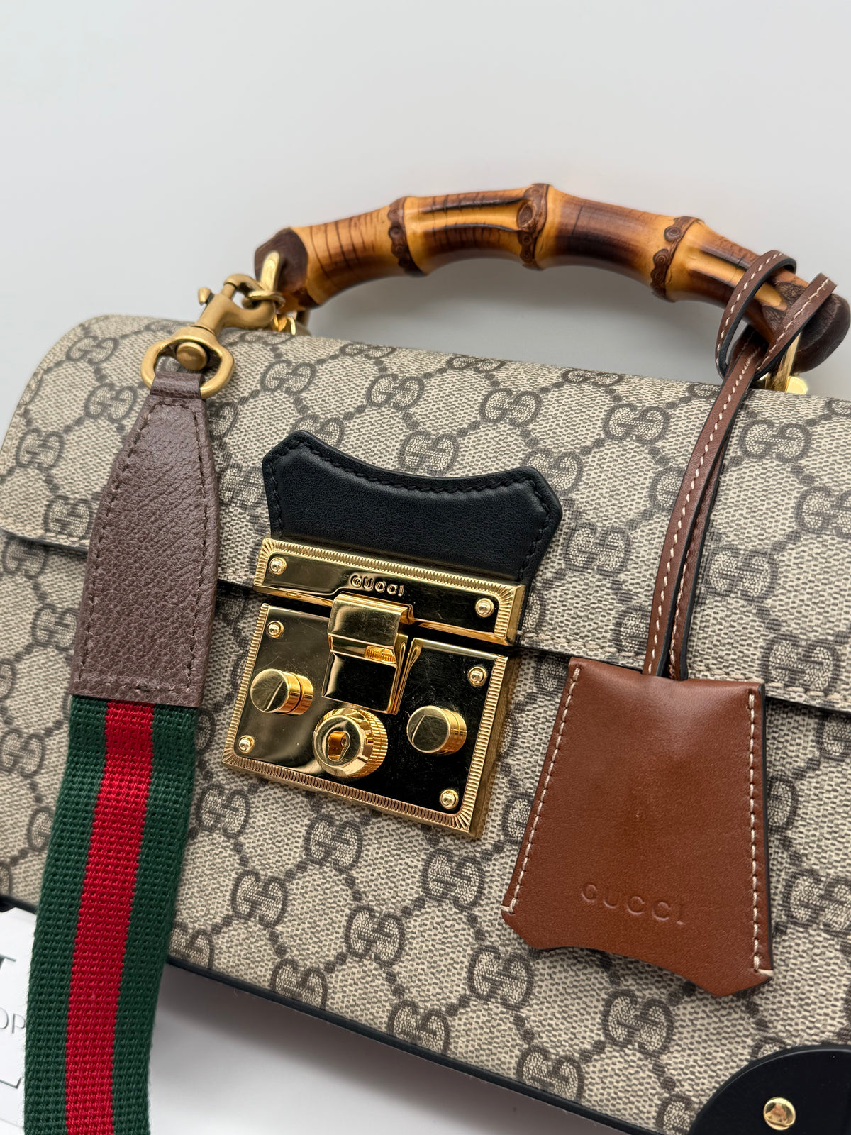 Gucci padlock bamboo GG - foto 4