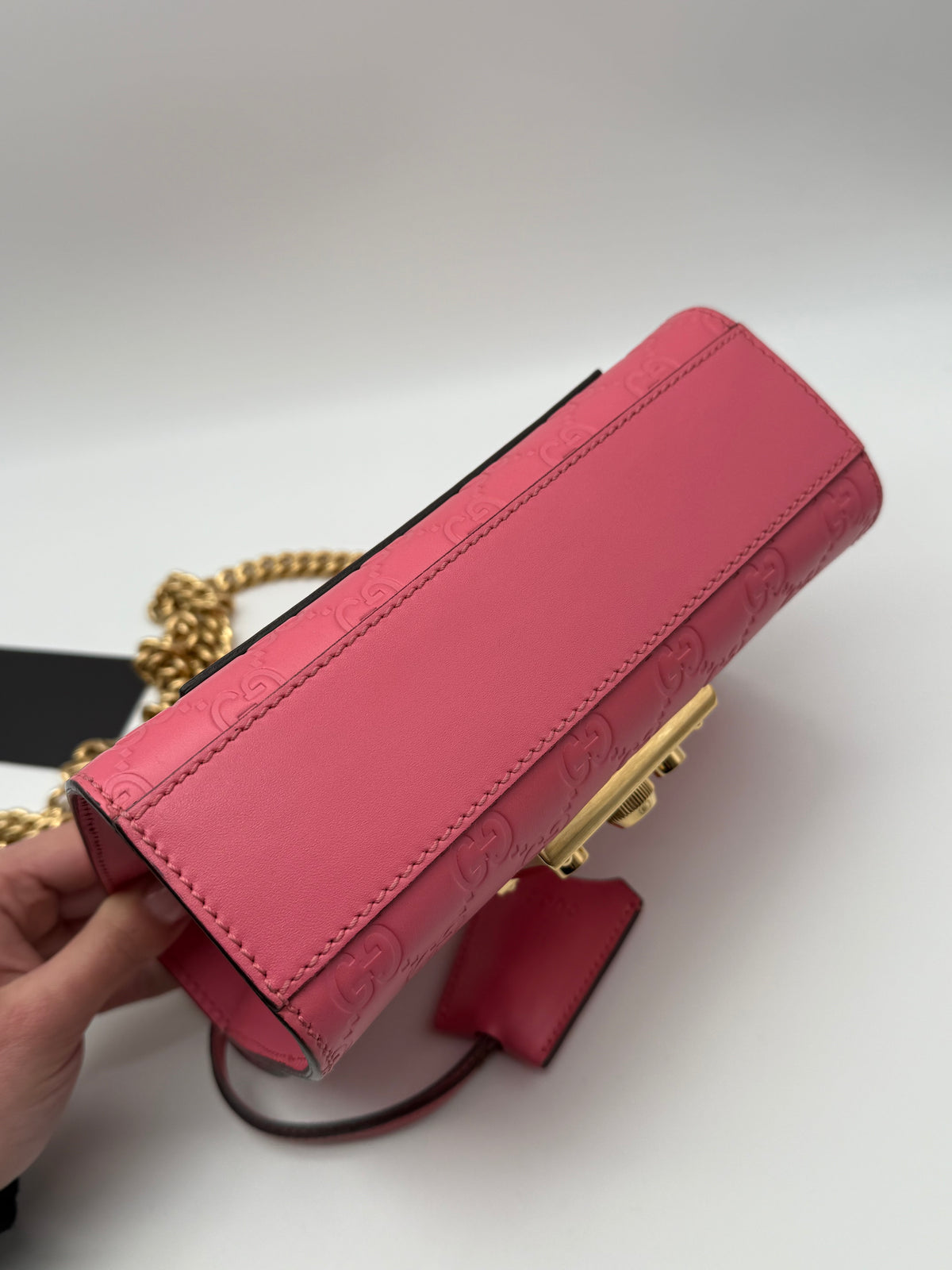 Gucci Padlock small rosa - foto 8