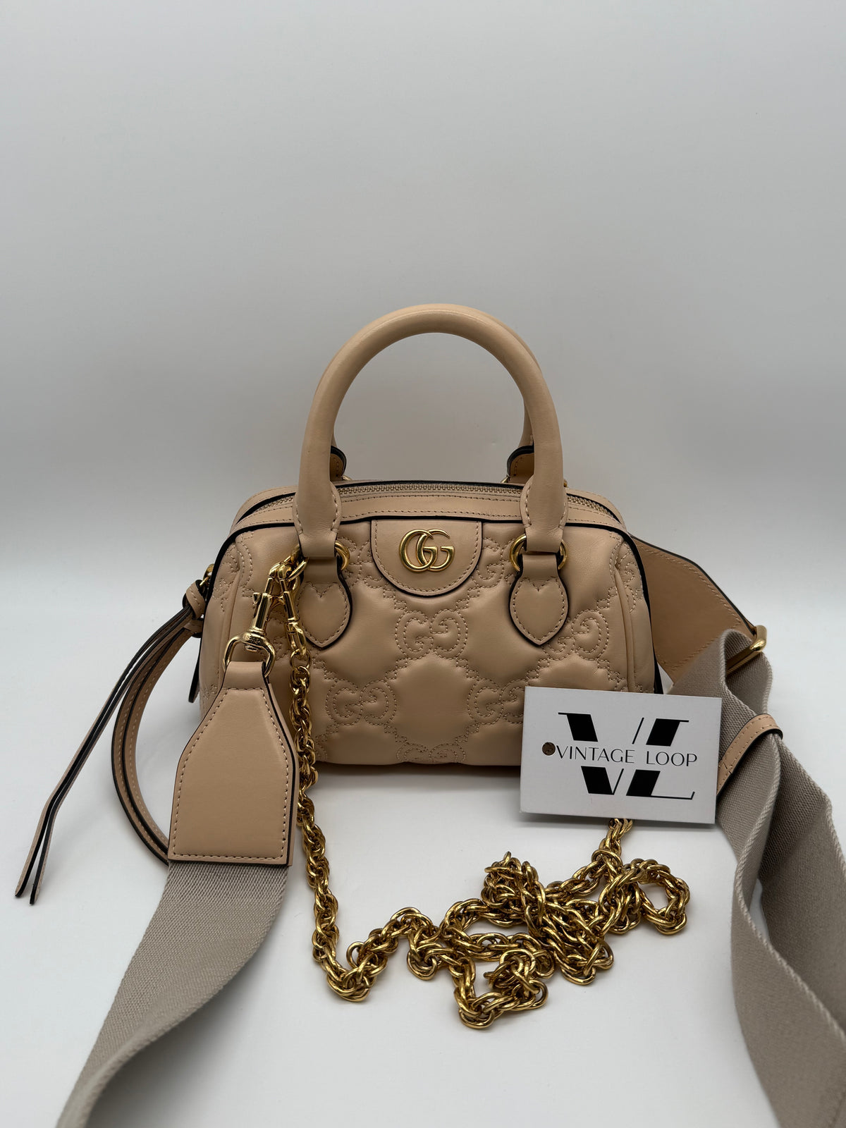 Gucci mini bauletto GG beige - foto 1