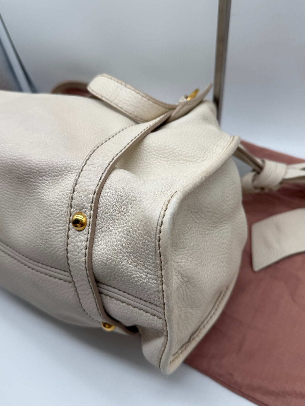 Miu Miu tote in pelle bianca - foto 10