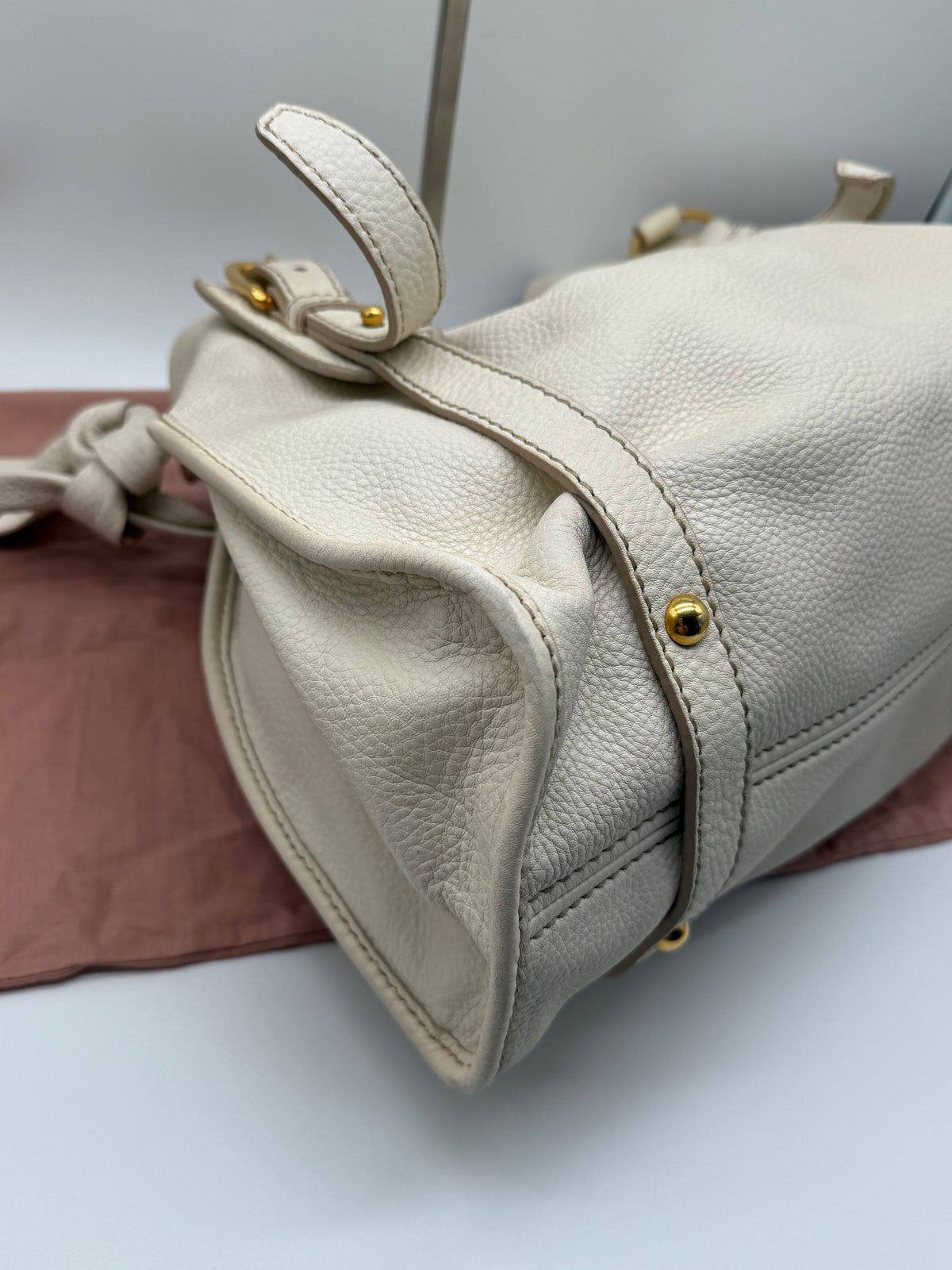Miu Miu tote in pelle bianca - foto 11