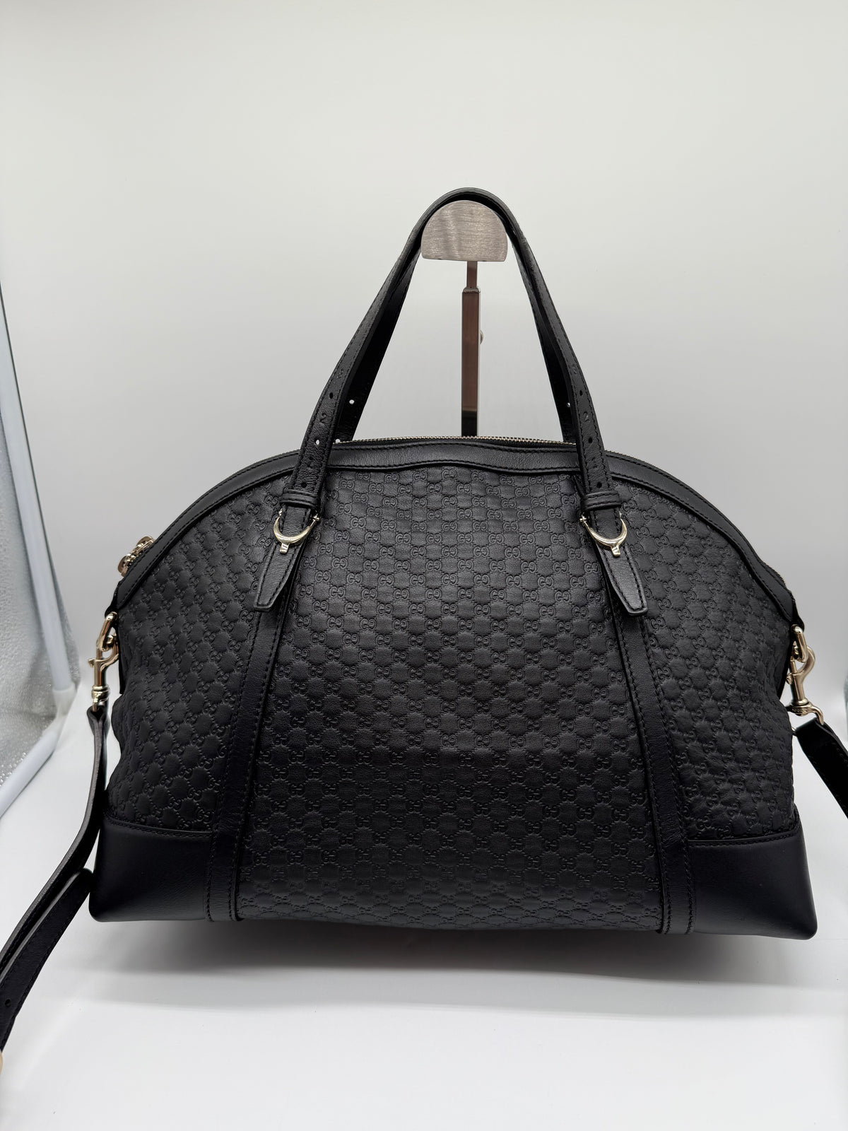 Gucci Dome pelle microGuccissima nera - foto 1
