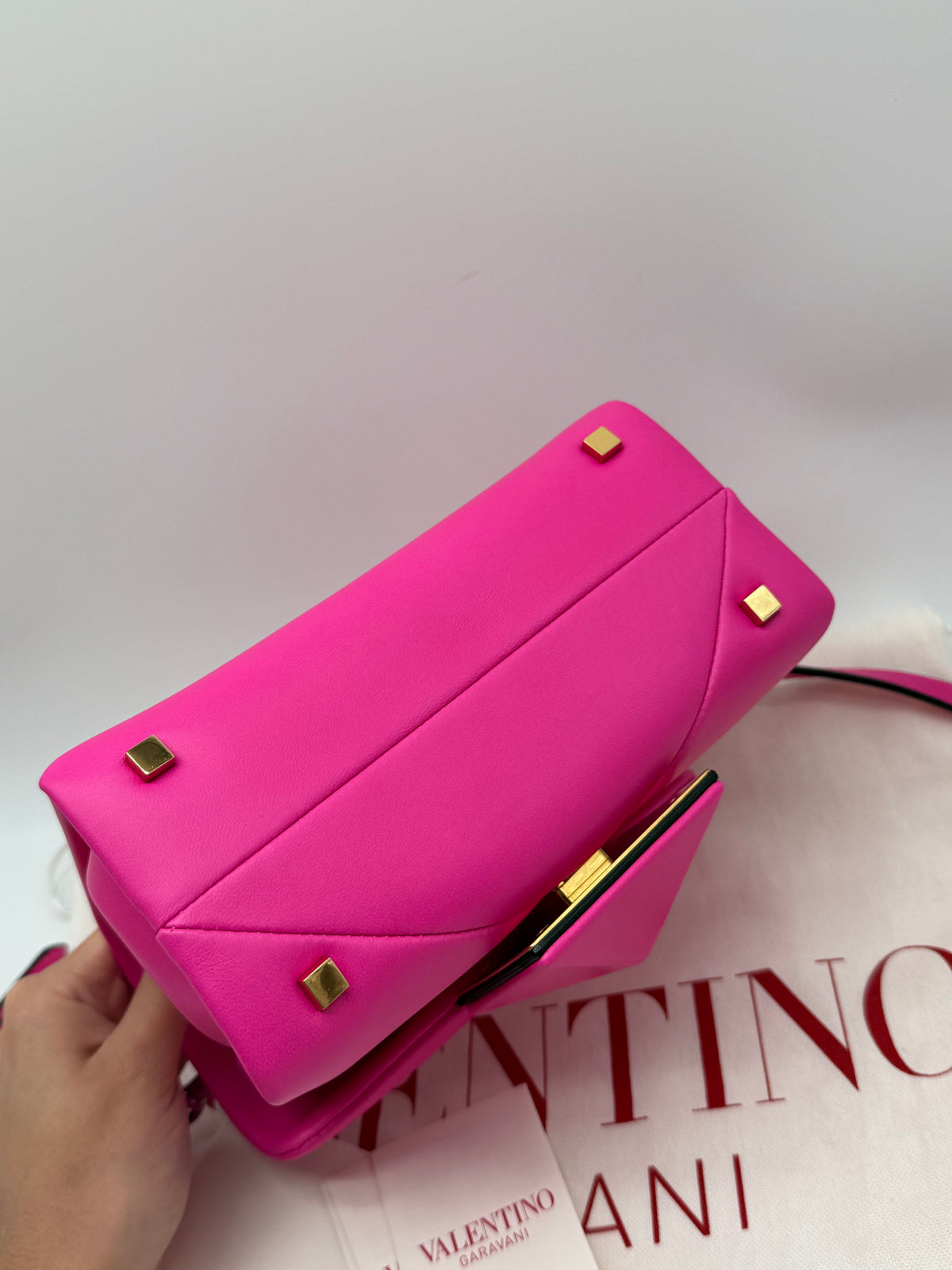 Valentino One Stud mini fucsia - foto 12