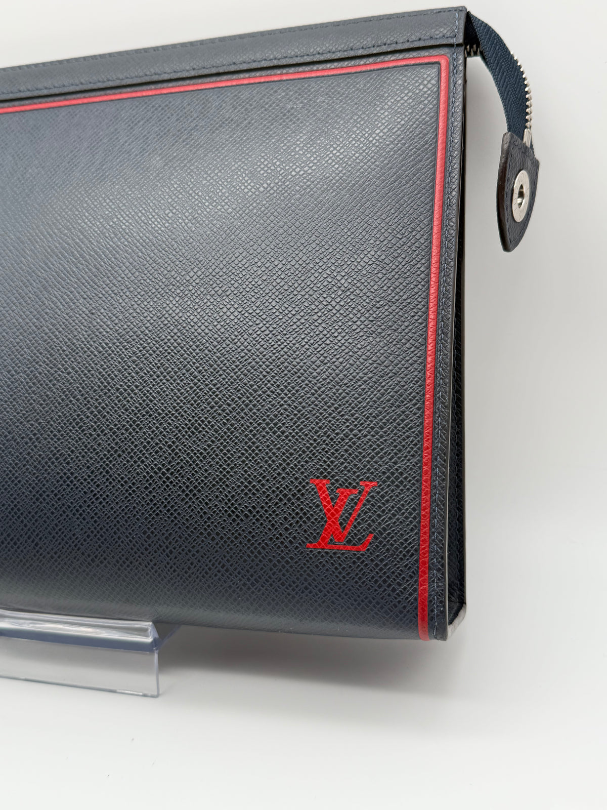 Louis Vuitton pochette clutch blu navy - foto 5