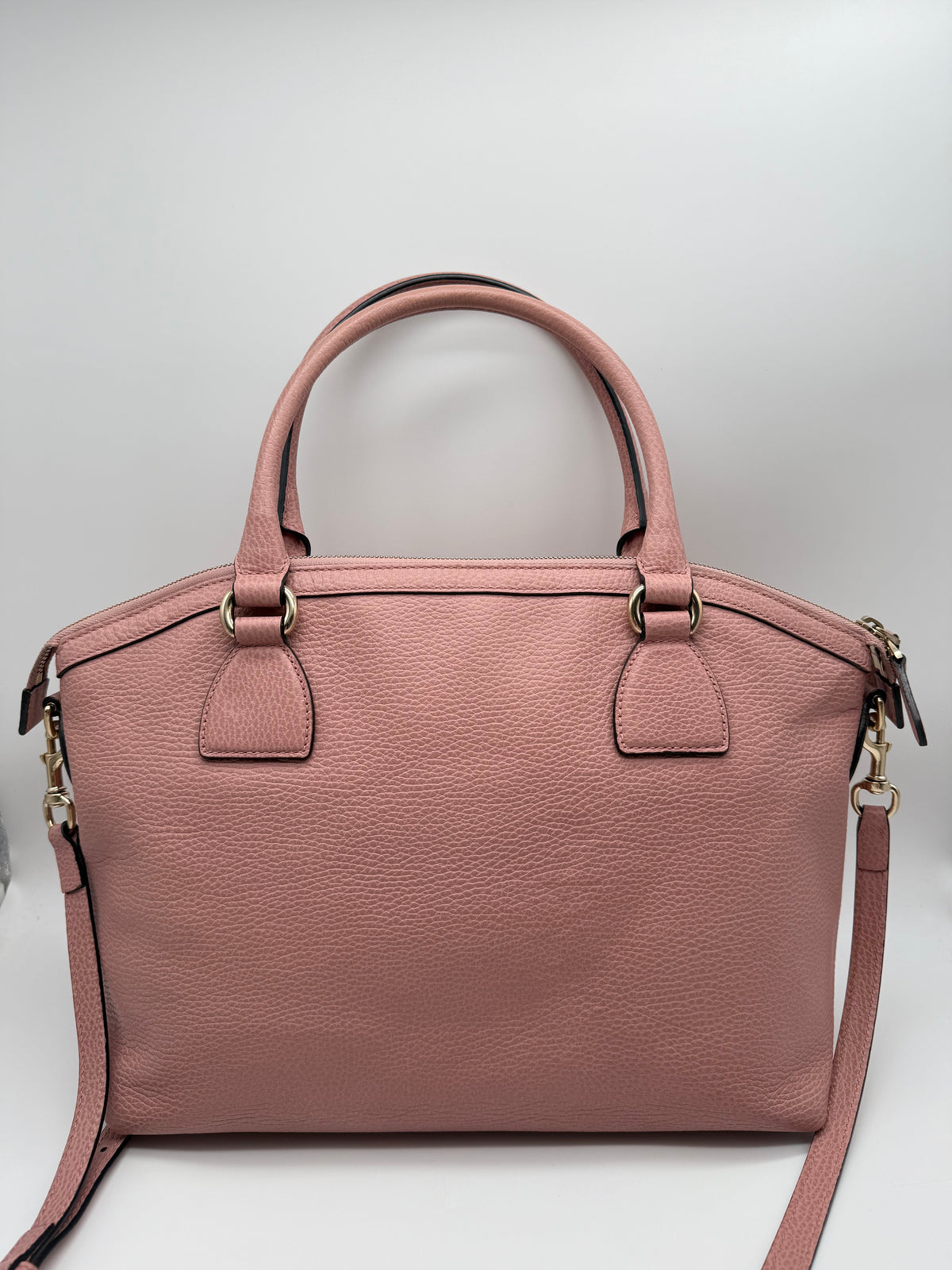 Gucci tote bag in pelle rosa - foto 2