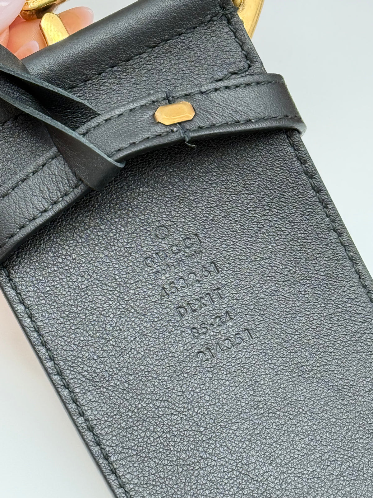 Gucci cintura GG larga - foto 3