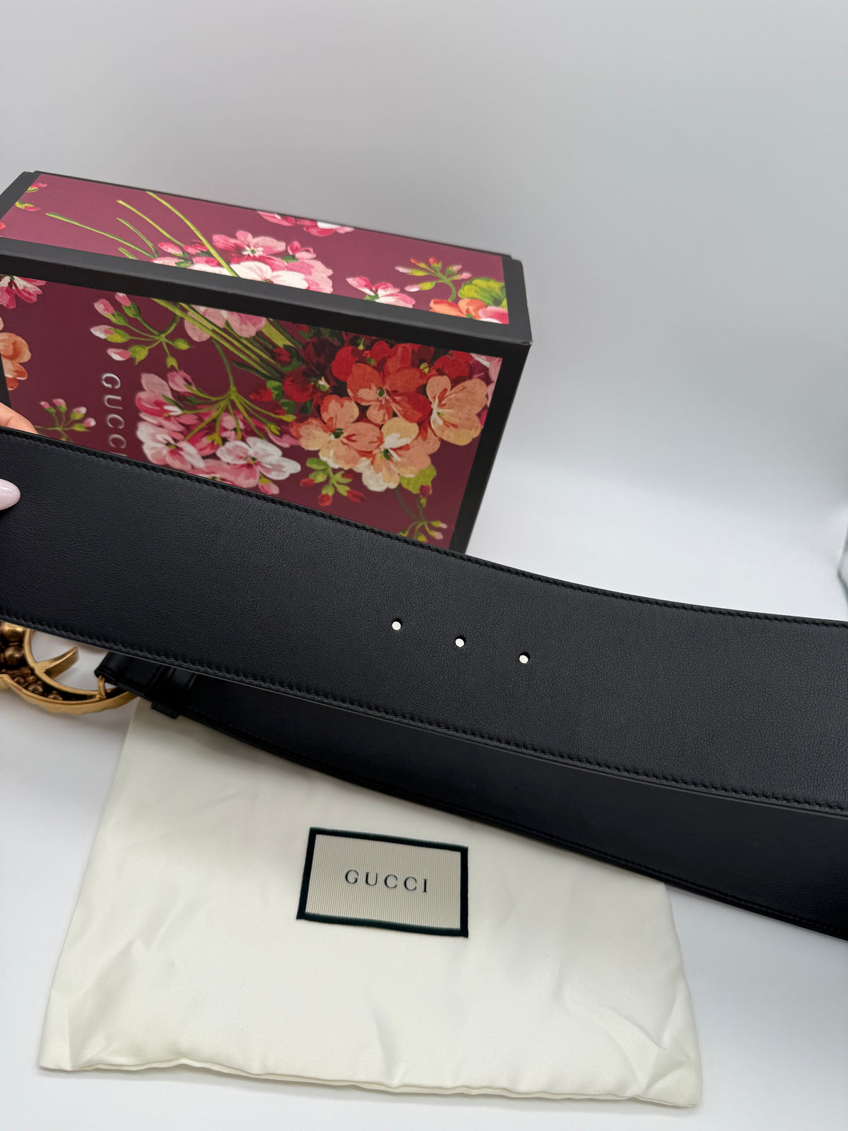 Gucci cintura GG larga - foto 4