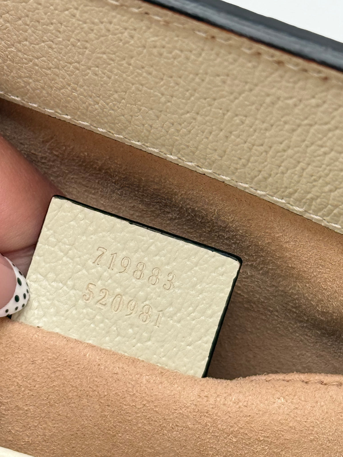Gucci tracolla Ophidia chain bianca - foto 7