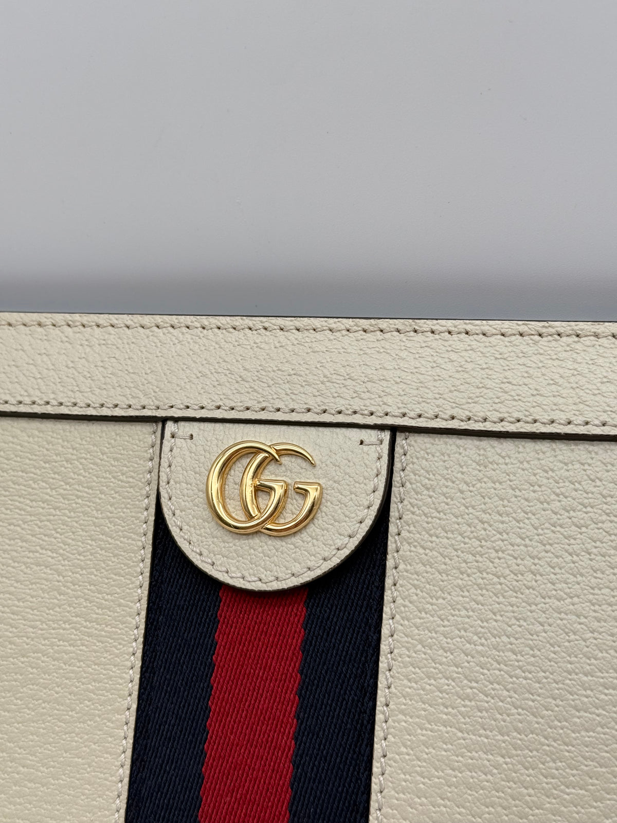 Gucci tracolla Ophidia chain bianca - foto 8