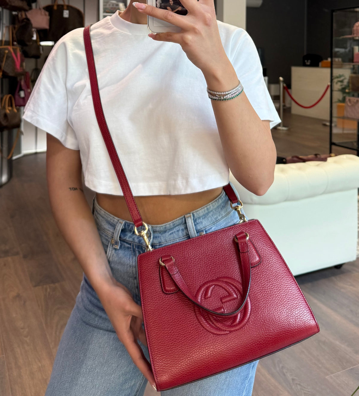 Gucci tracolla soho rossa - foto 2