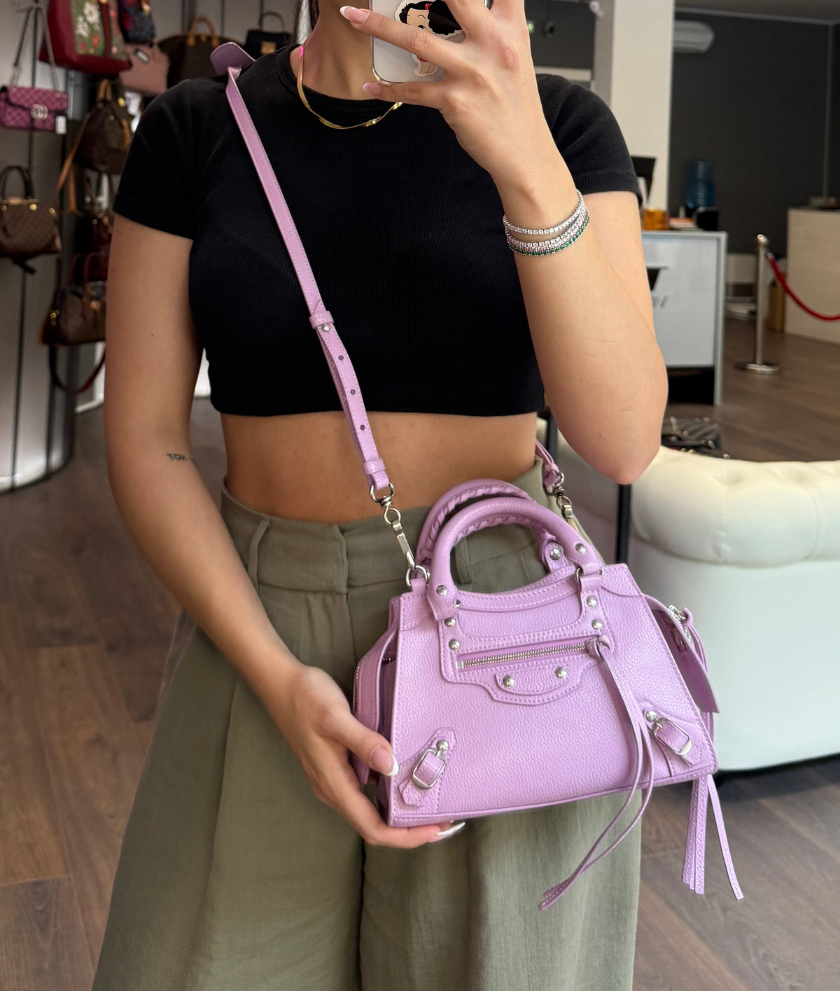 Balenciaga mini neo city lilla - foto 3
