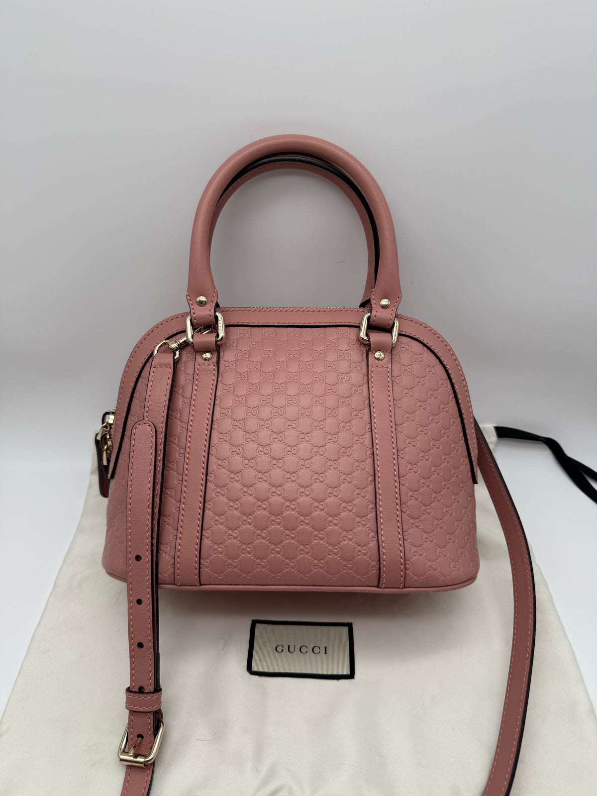Gucci Dome in pelle rosa - foto 2