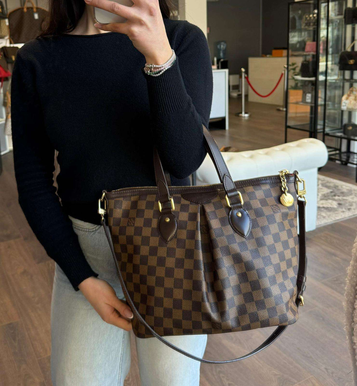 Louis Vuitton palermo damier ebene - foto 3