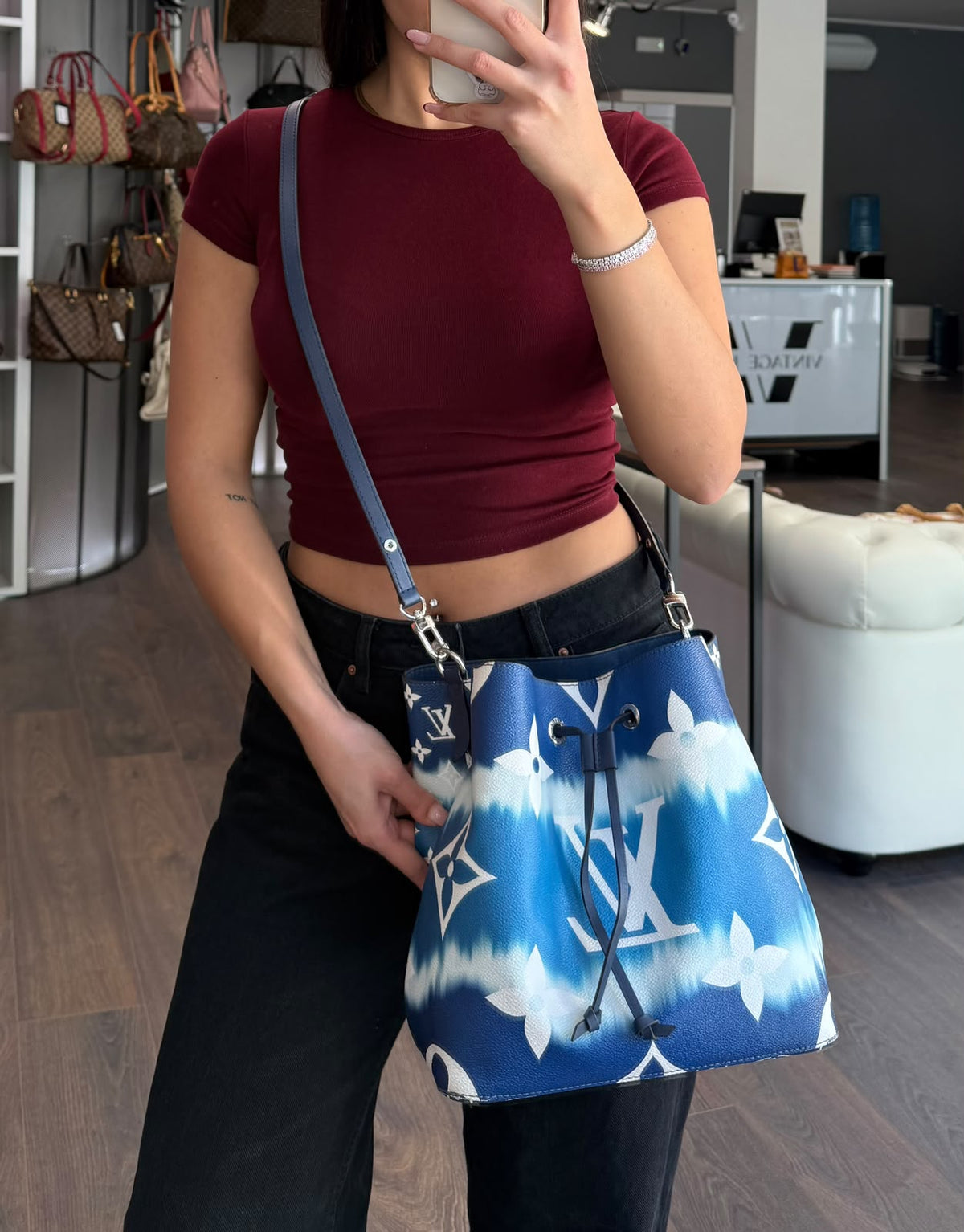 Louis Vuitton NéoNoé MM Escale blu limited edition