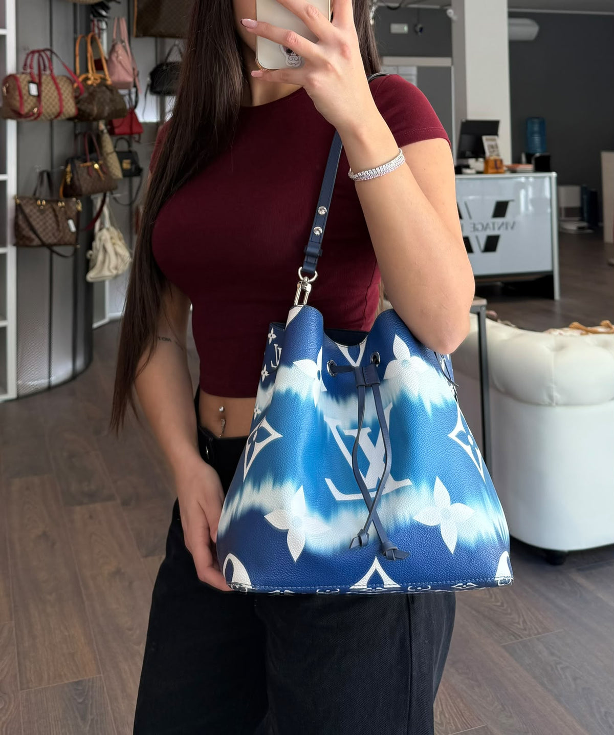 Louis Vuitton NéoNoé MM Escale blu limited edition