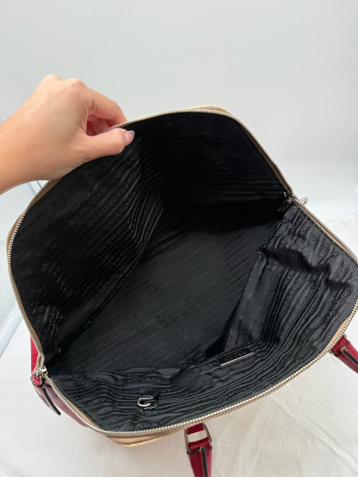 Prada borsa in canapa