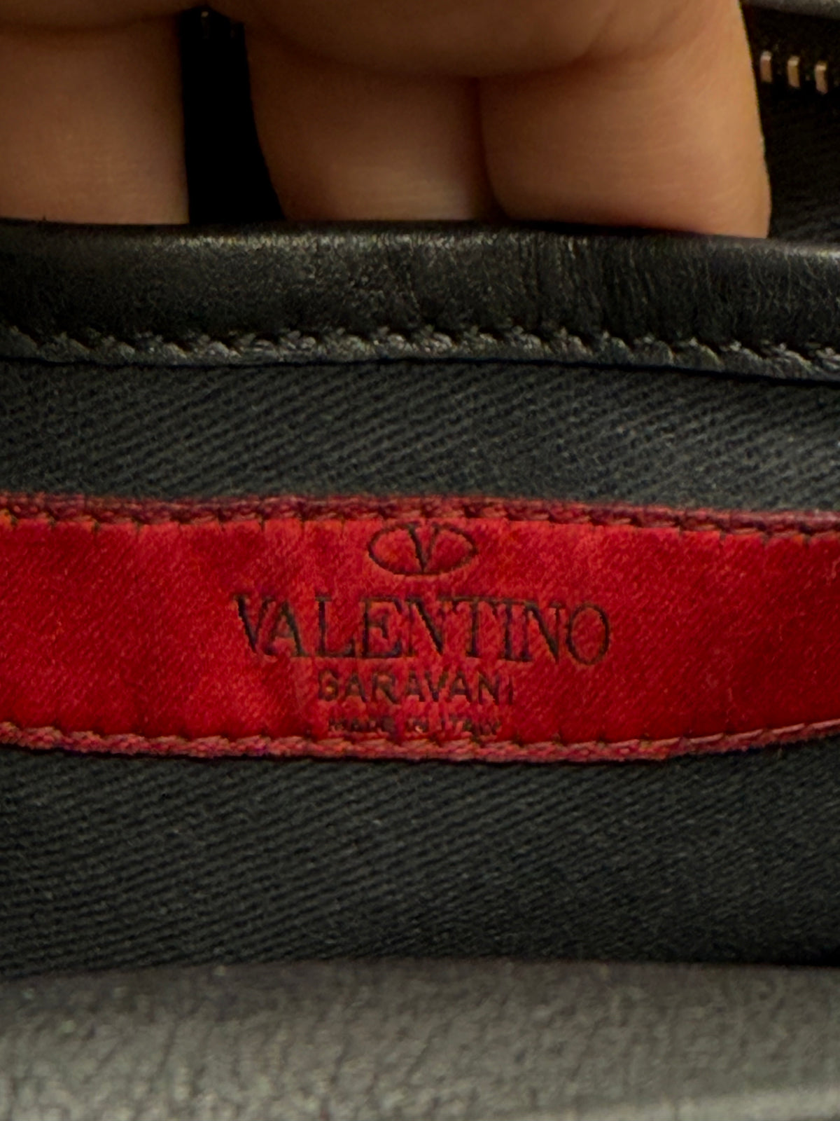 Valentino mini tote Rockstud nera