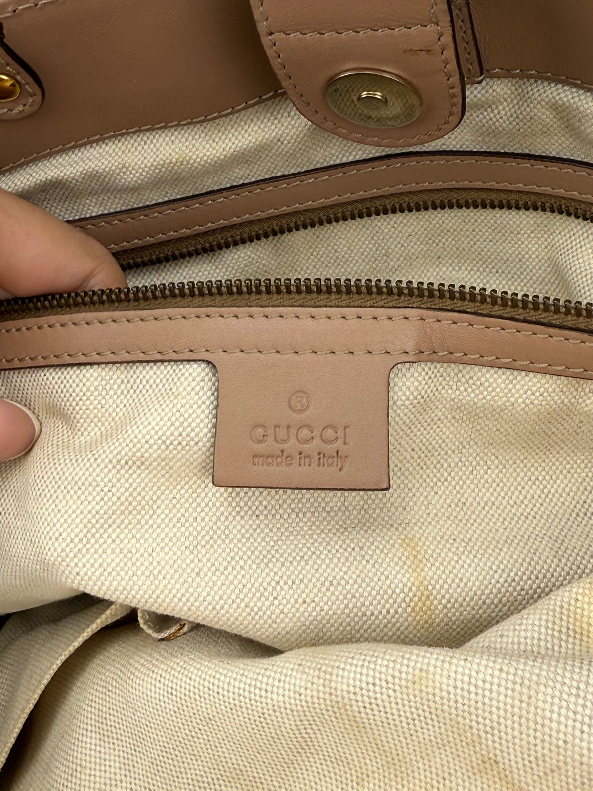 Gucci tote bag Scarlett tela GG