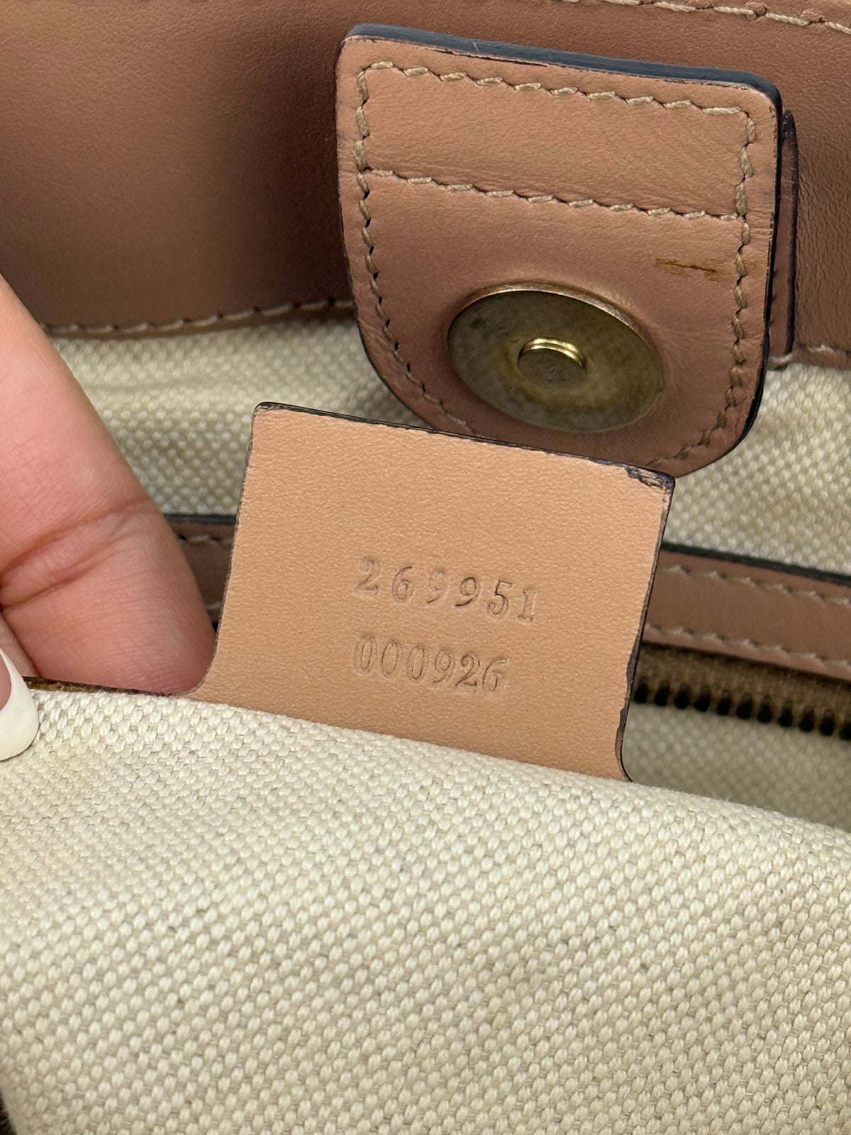 Gucci tote bag Scarlett tela GG