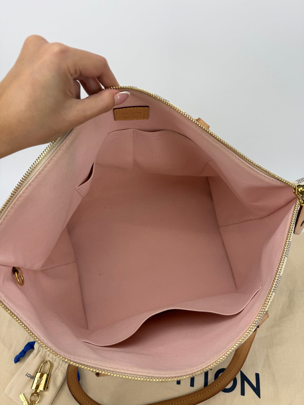 Louis Vuitton borsa Iéna damier azur