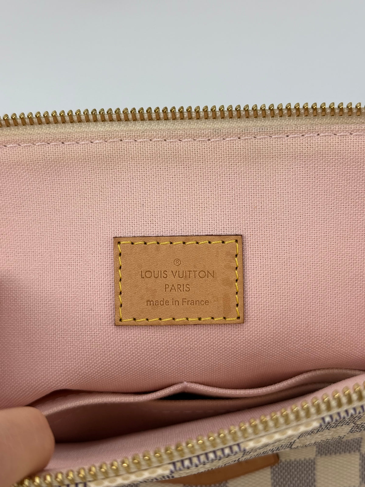 Louis Vuitton borsa Iéna damier azur
