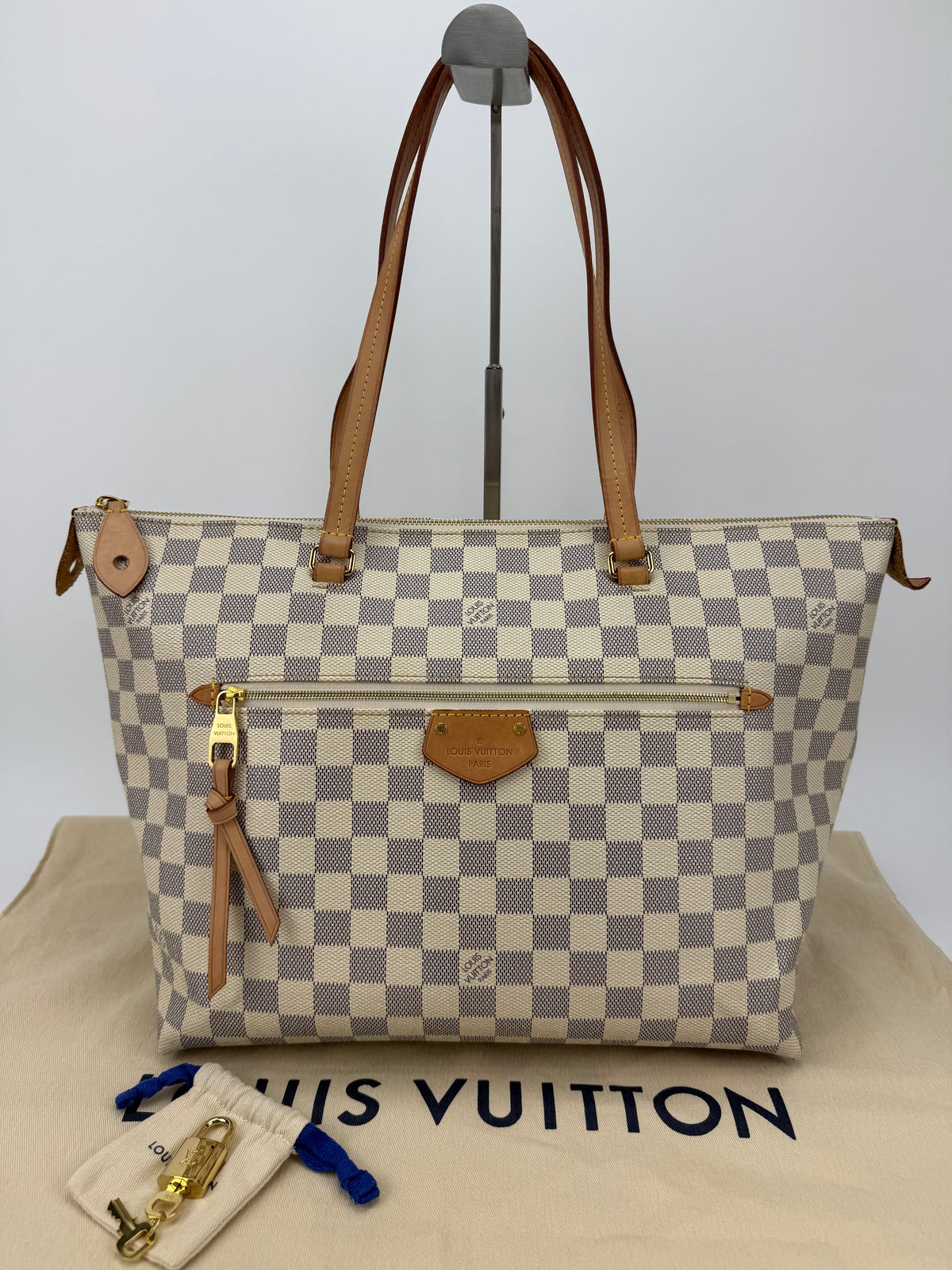 Louis Vuitton borsa Iéna damier azur