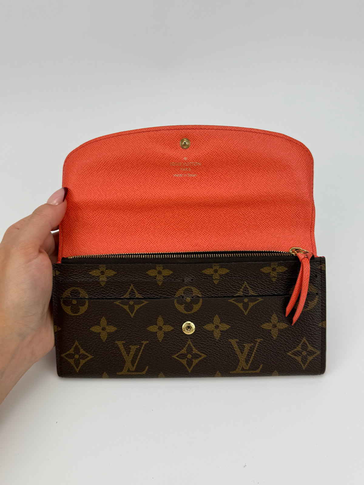 Louis Vuitton portafoglio Emilie monogram