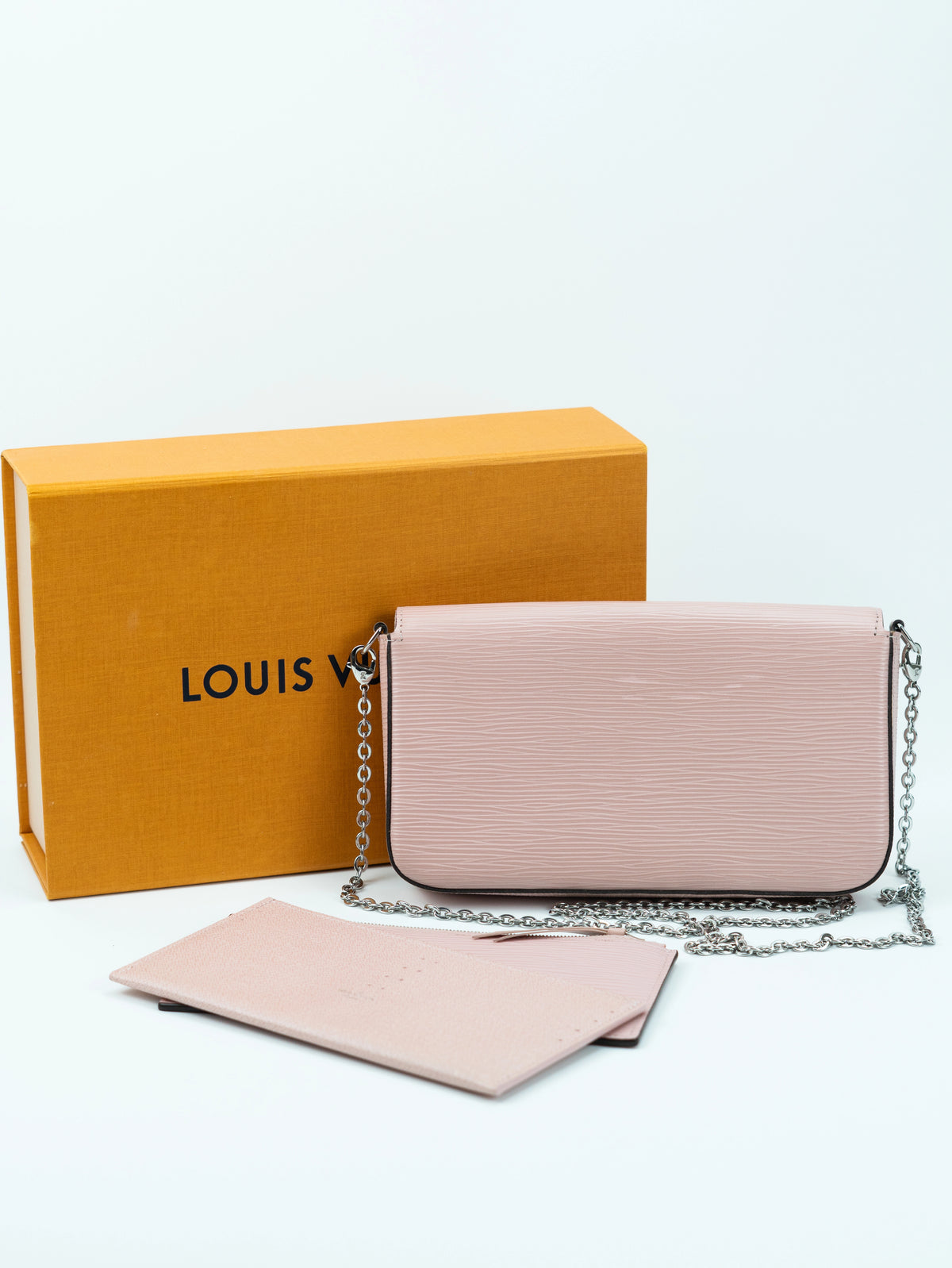 Louis Vuitton Félicie in pelle epi rosa
