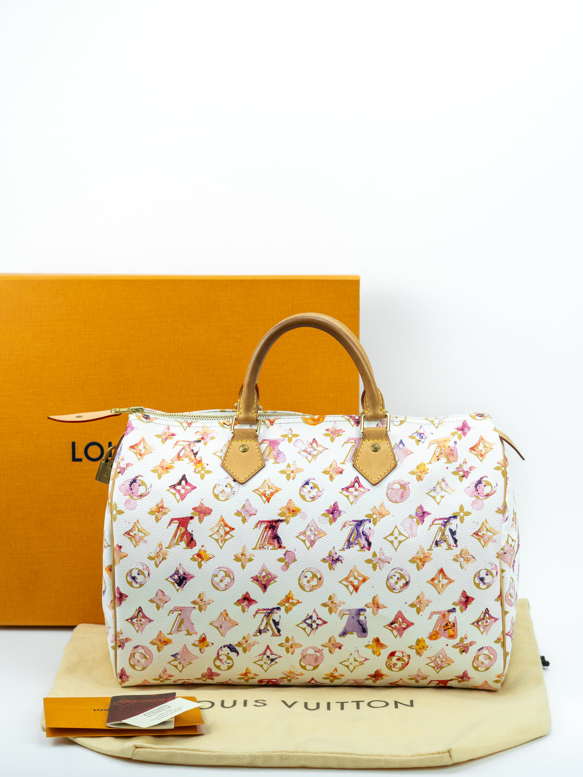 Louis Vuitton Speedy 35 aquarelle limited edition