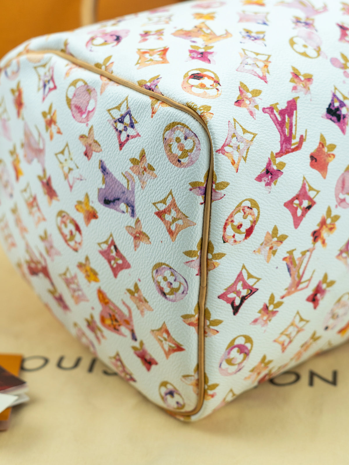 Louis Vuitton Speedy 35 aquarelle limited edition