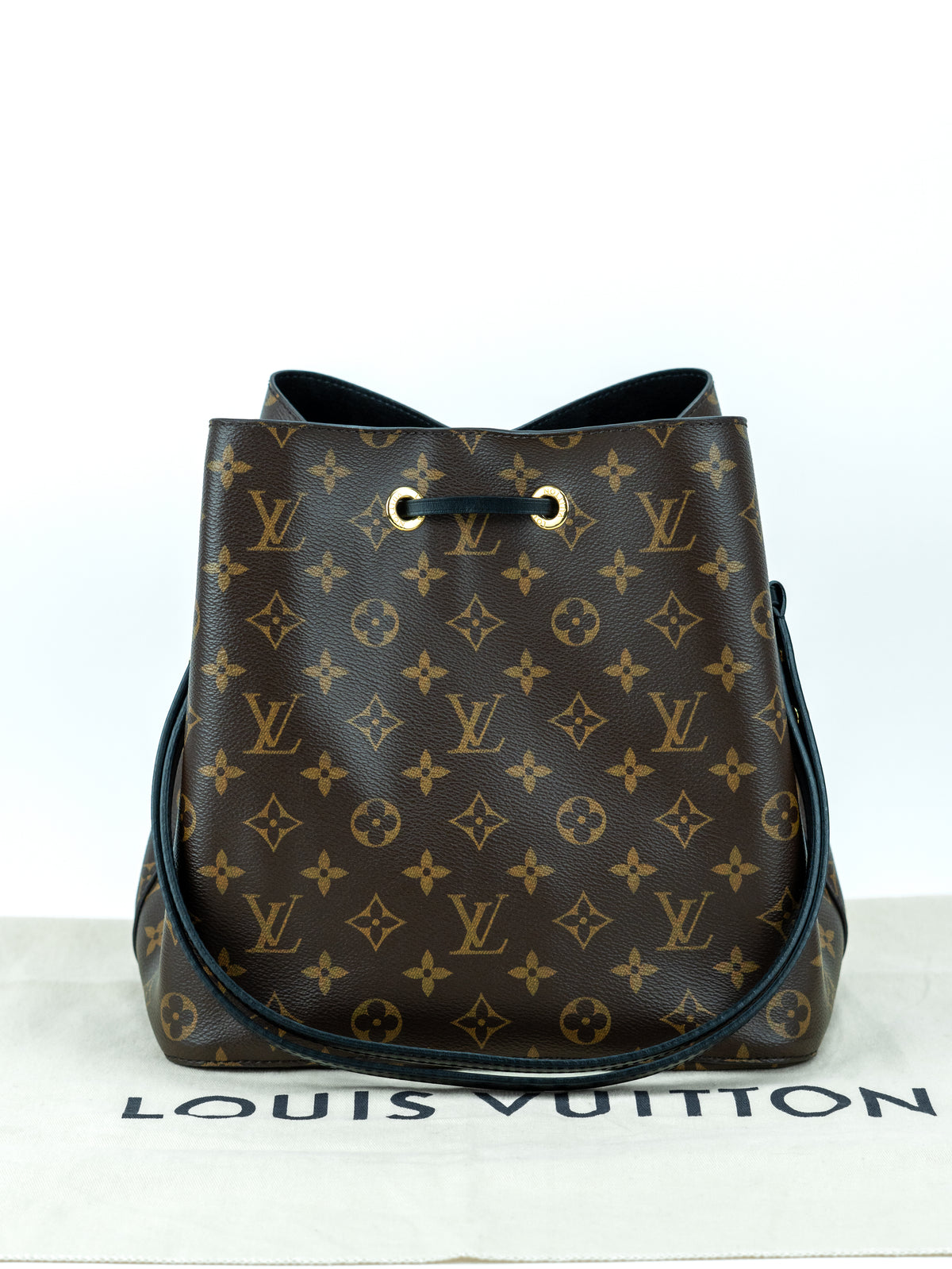 Louis Vuitton NéoNoé MM monogram e pelle nera