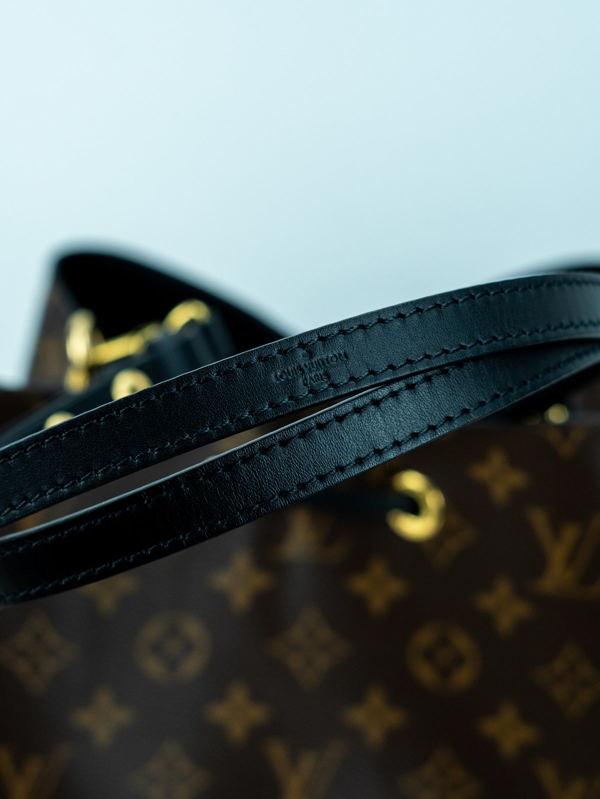 Louis Vuitton NéoNoé MM monogram e pelle nera