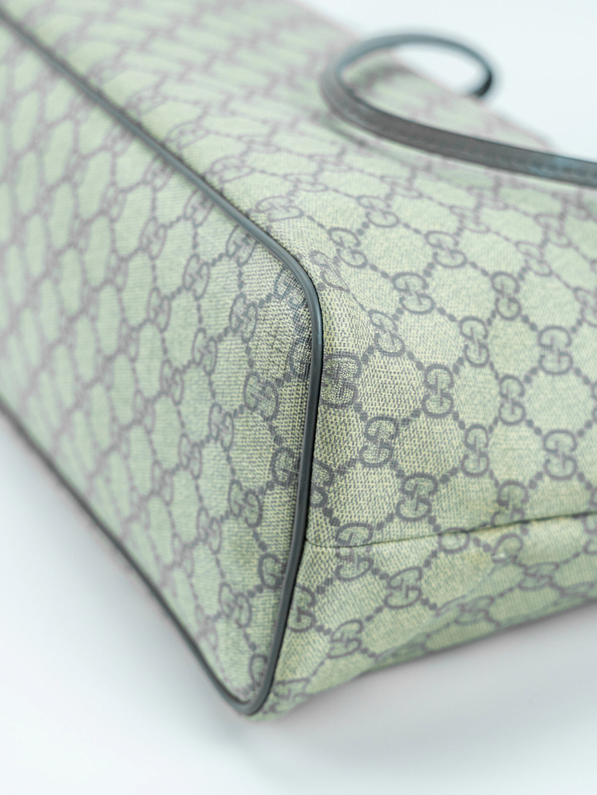 Gucci tote bag tela GG grigia