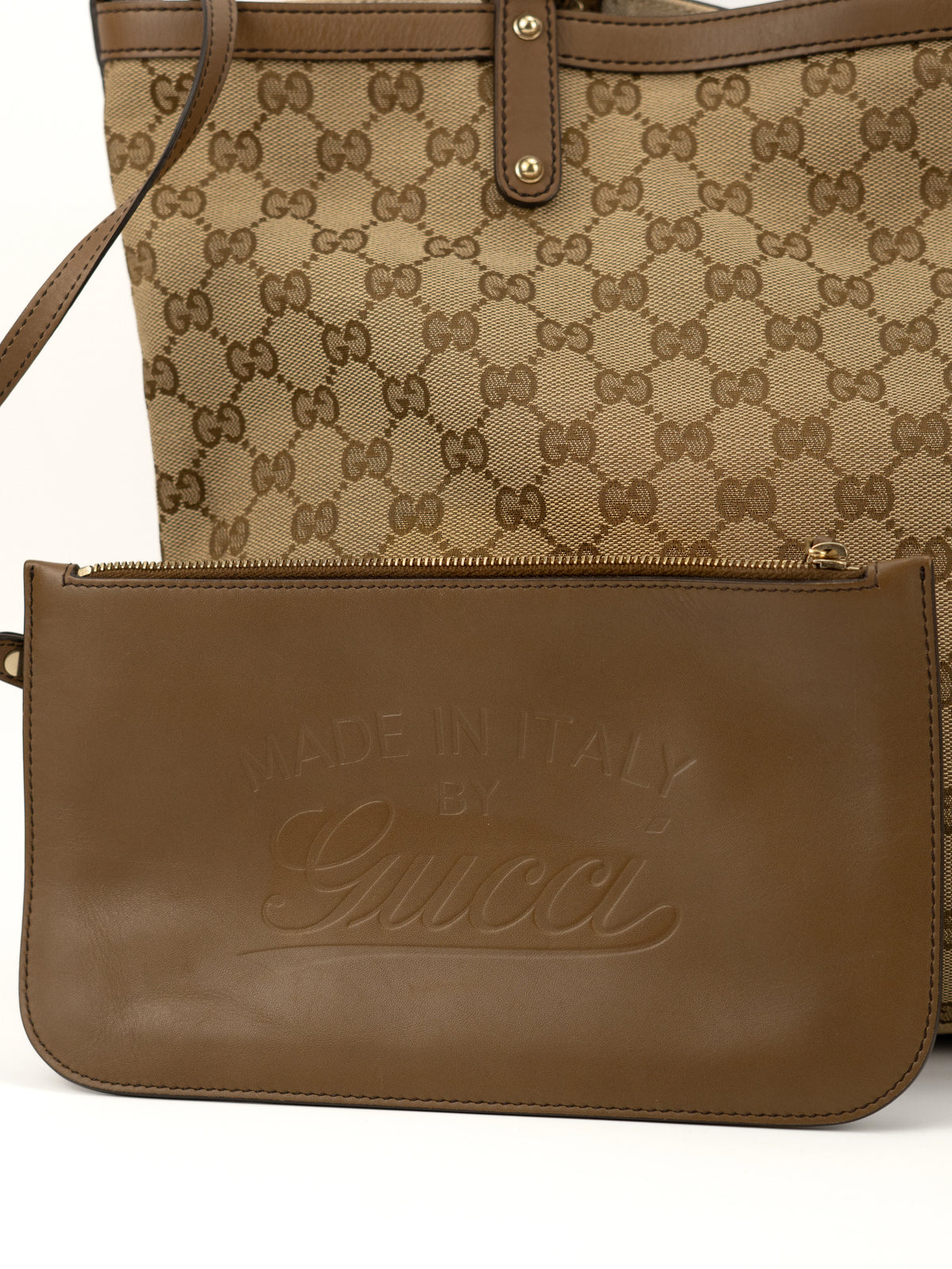 Gucci tote bag con pochette