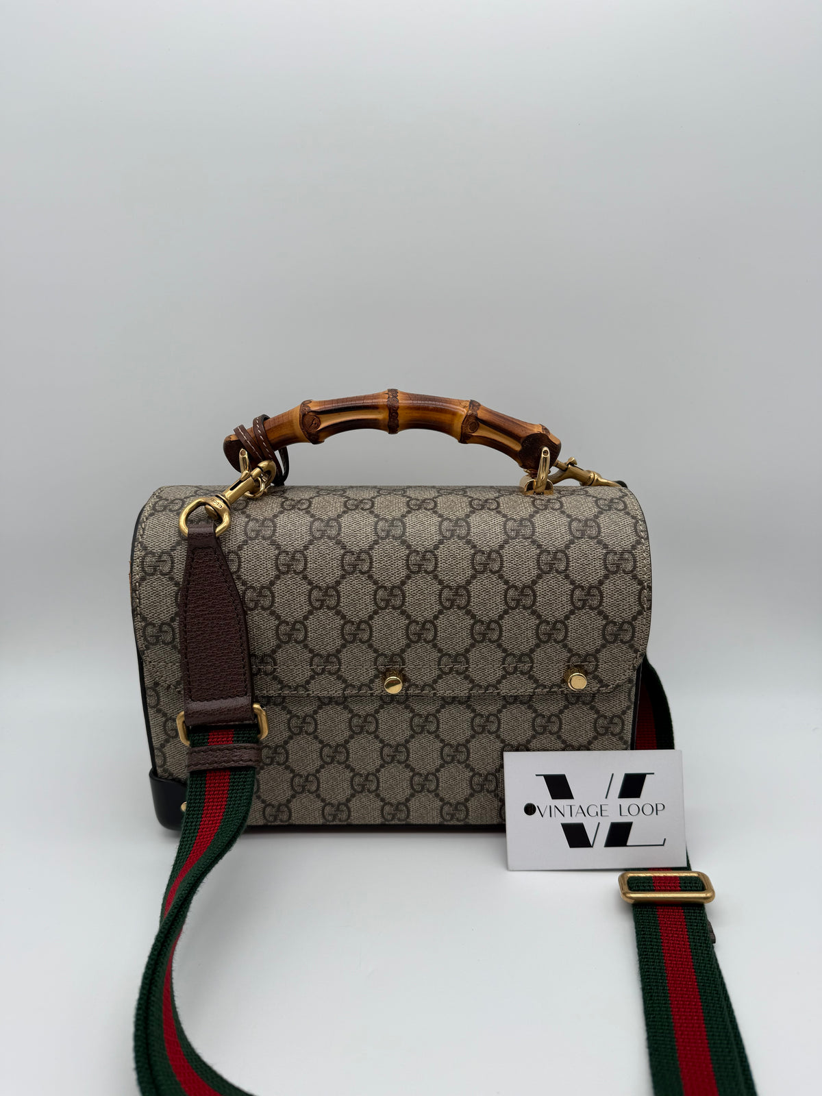Gucci padlock bamboo GG - foto 3