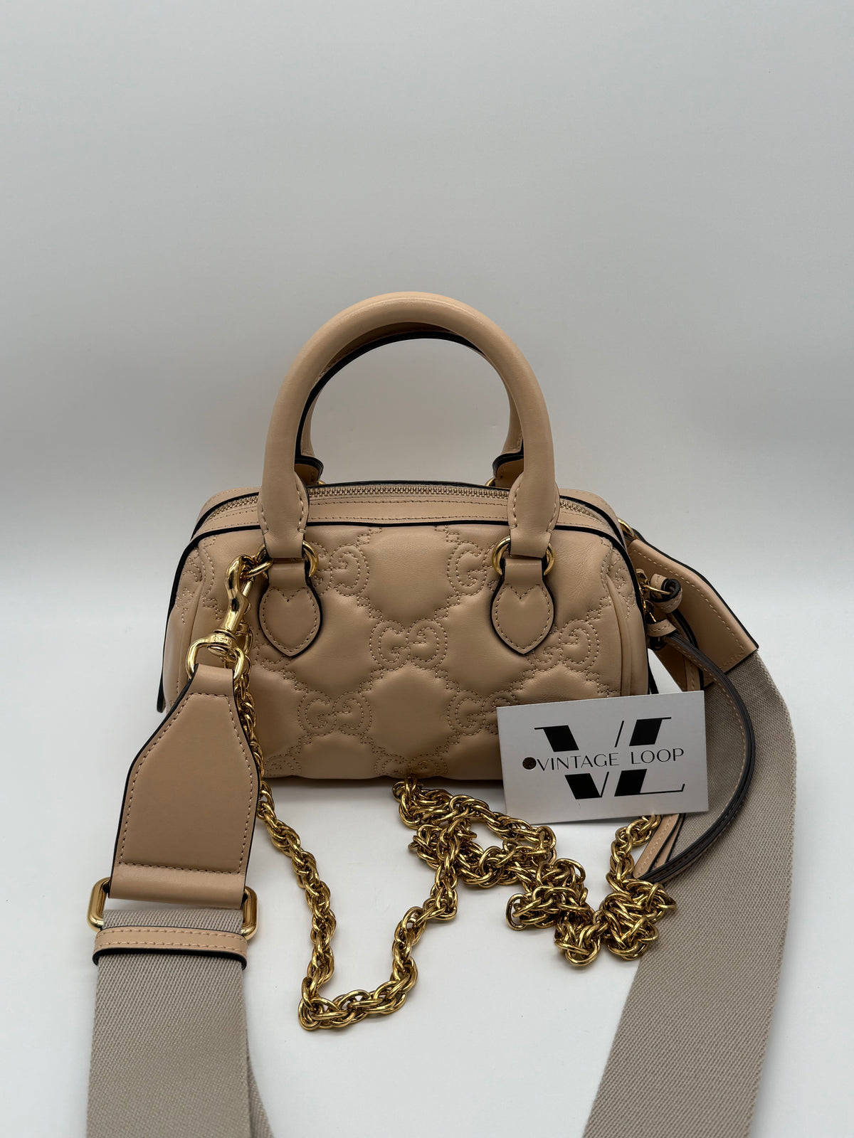 Gucci mini bauletto GG beige - foto 3