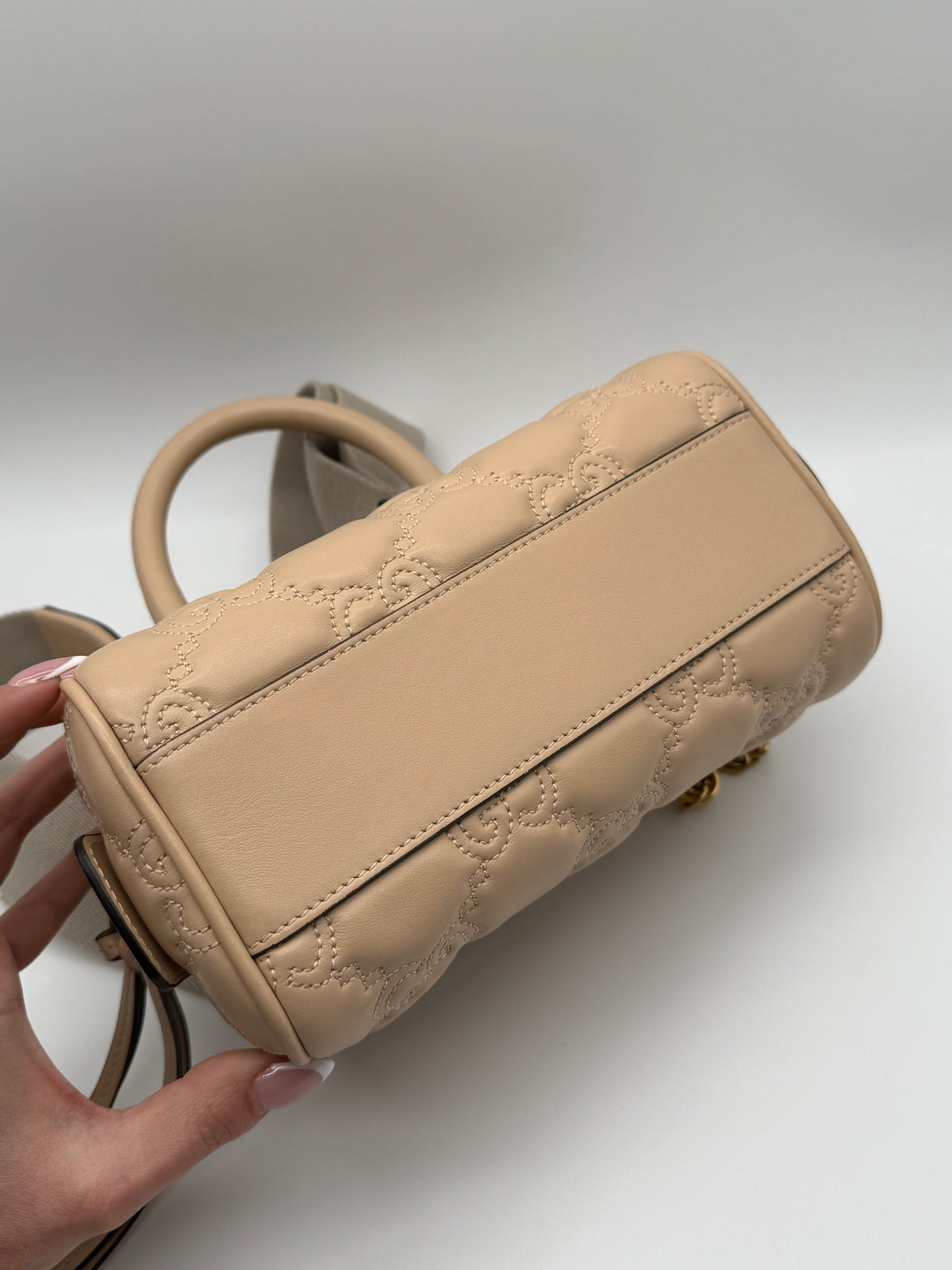 Gucci mini bauletto GG beige - foto 5