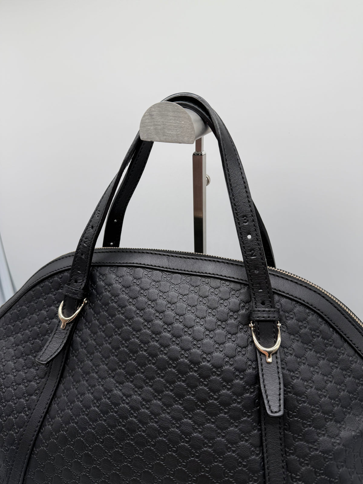 Gucci Dome pelle microGuccissima nera - foto 9
